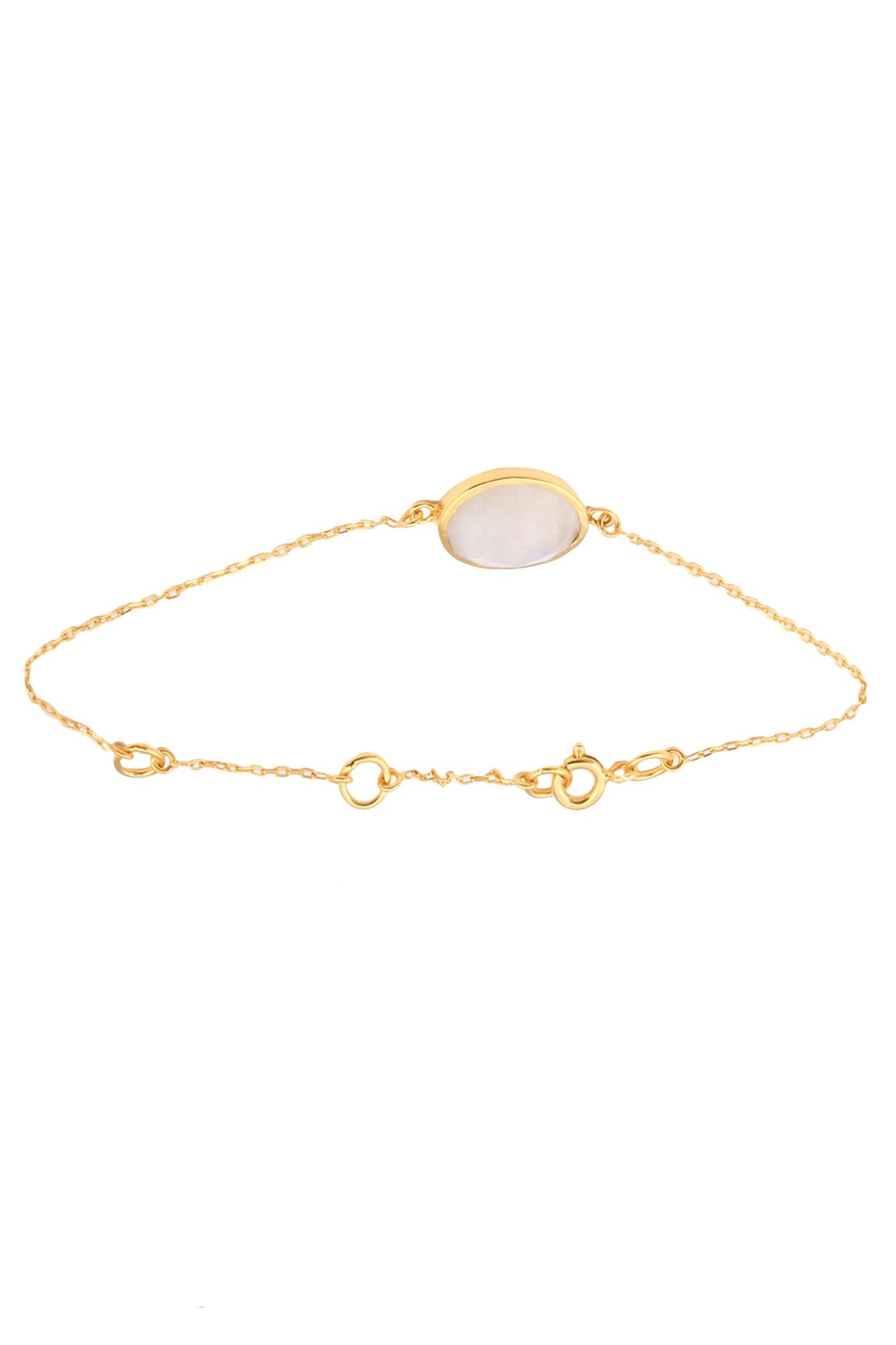 Gold Vermeil Finish Moonstone Bracelet