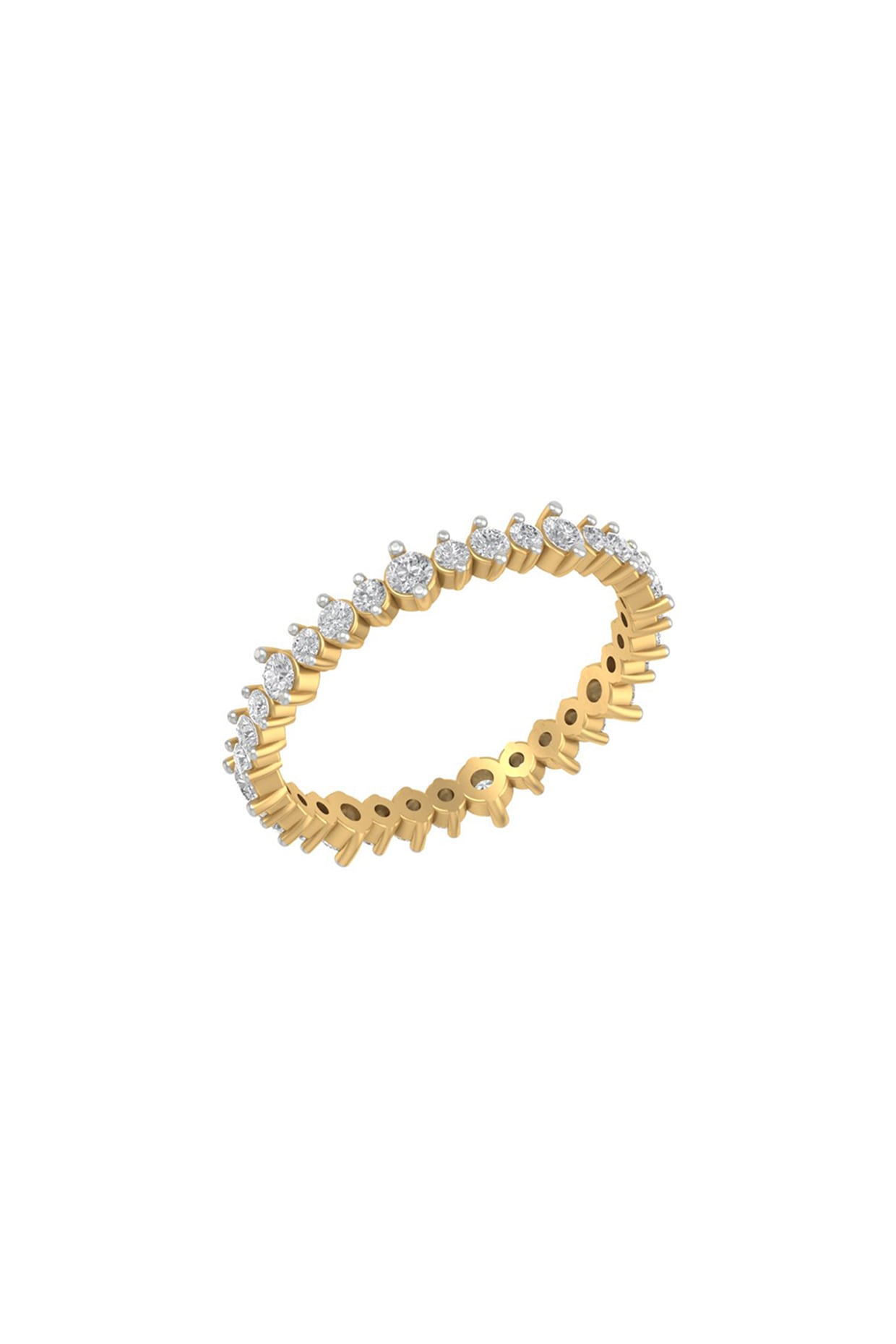 14Kt Yellow Gold Ring With Zephyrax Lab Grown Diamonds