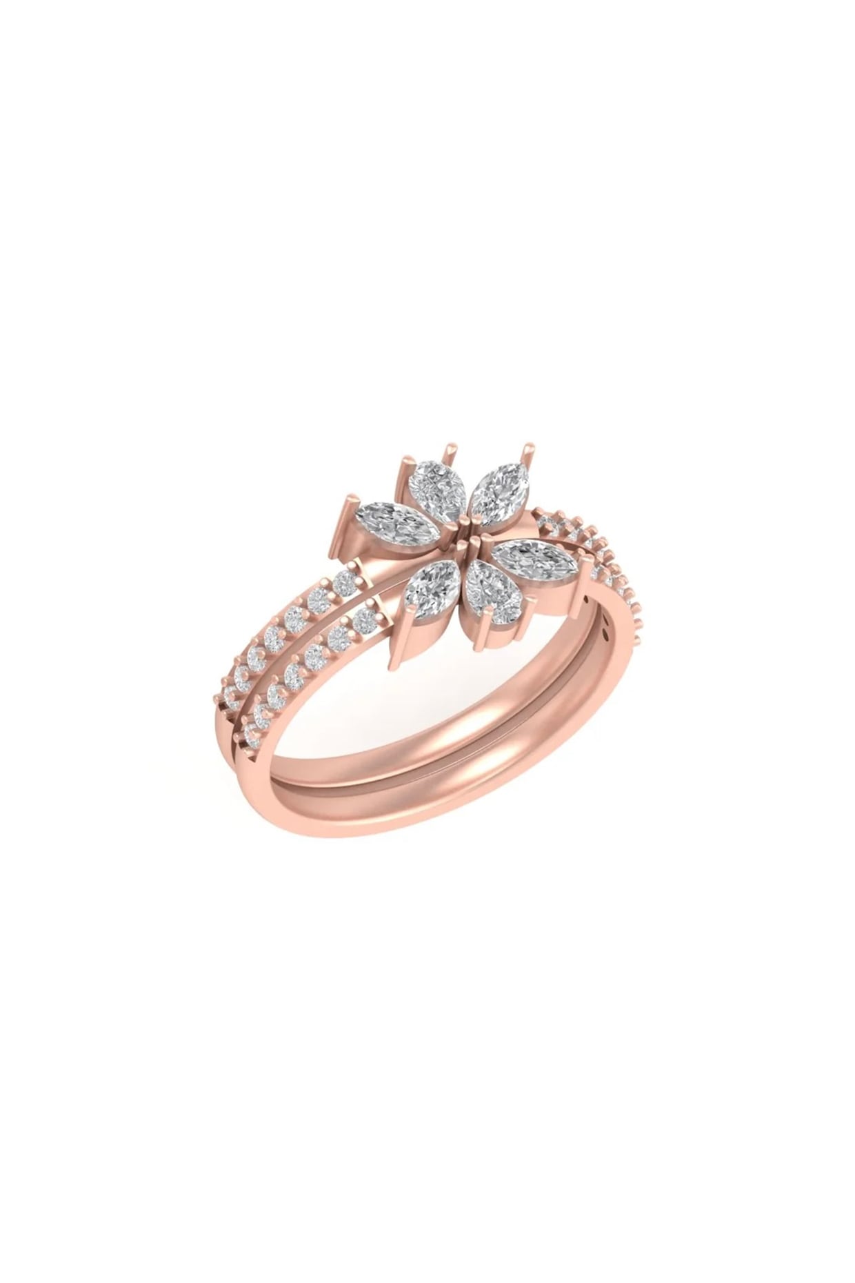 14Kt Rose Gold Ring With Haven Lab Grown Diamonds