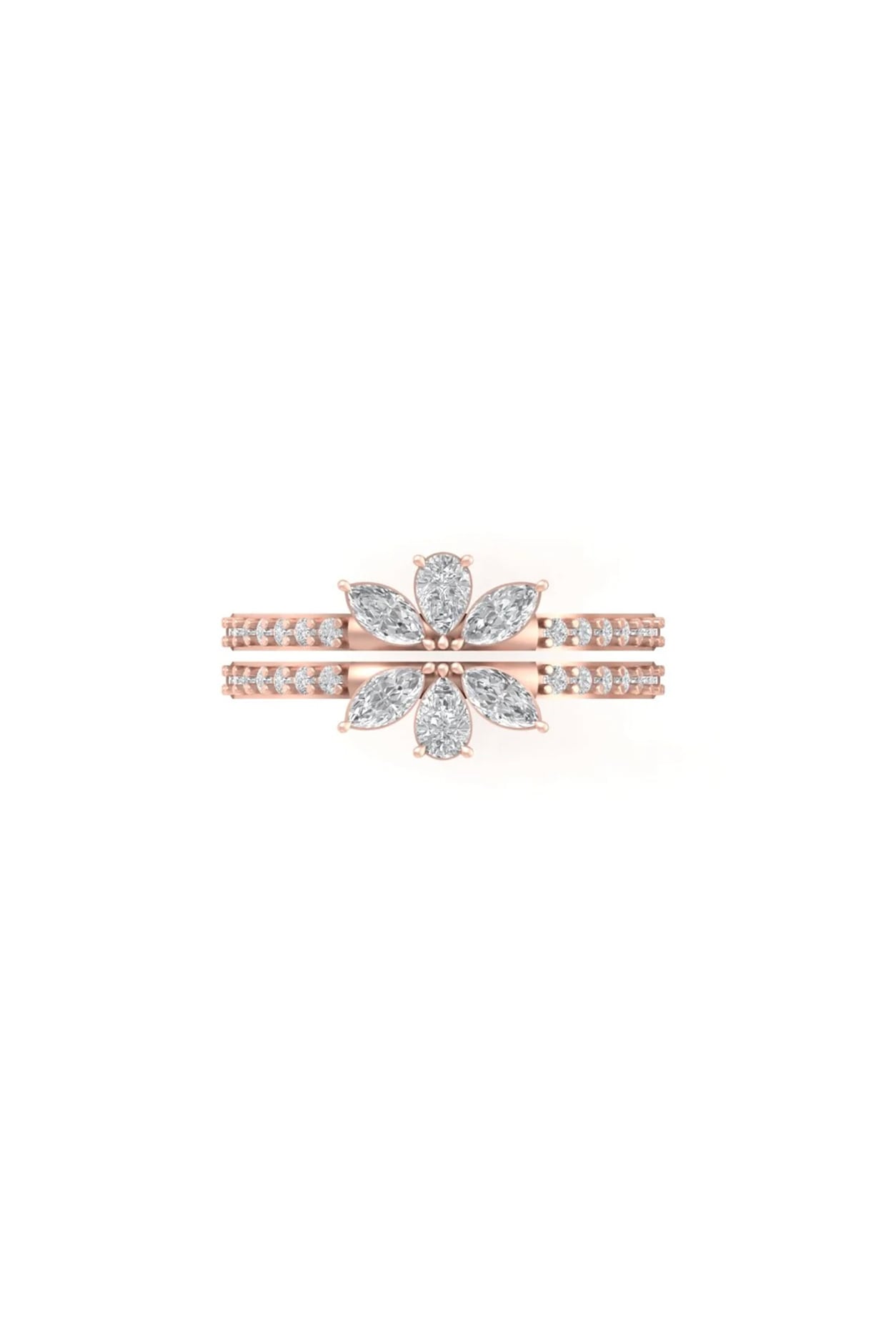 14Kt Rose Gold Ring With Haven Lab Grown Diamonds