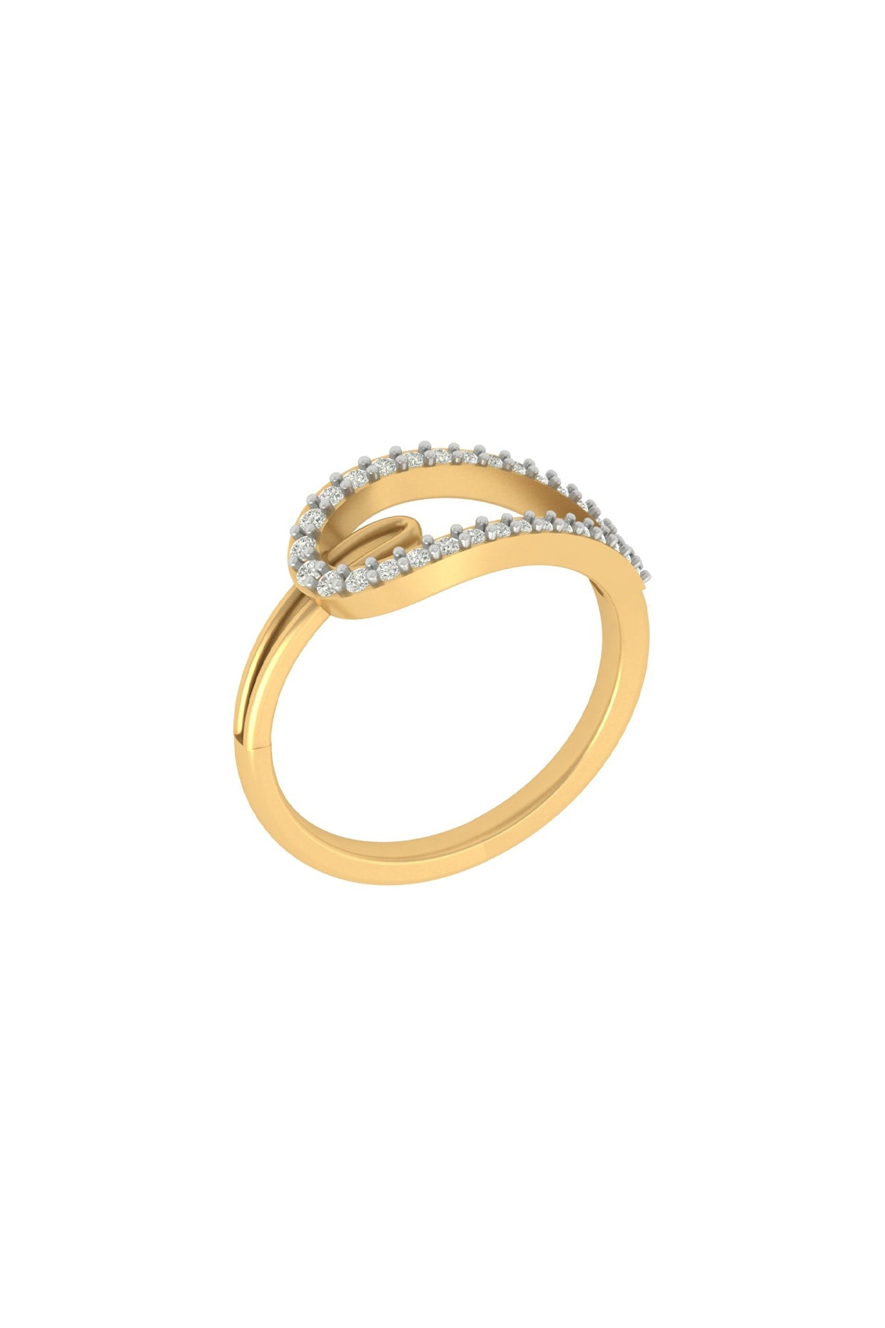 14Kt Yellow Gold Ring With Enchant Lab Grown Diamonds