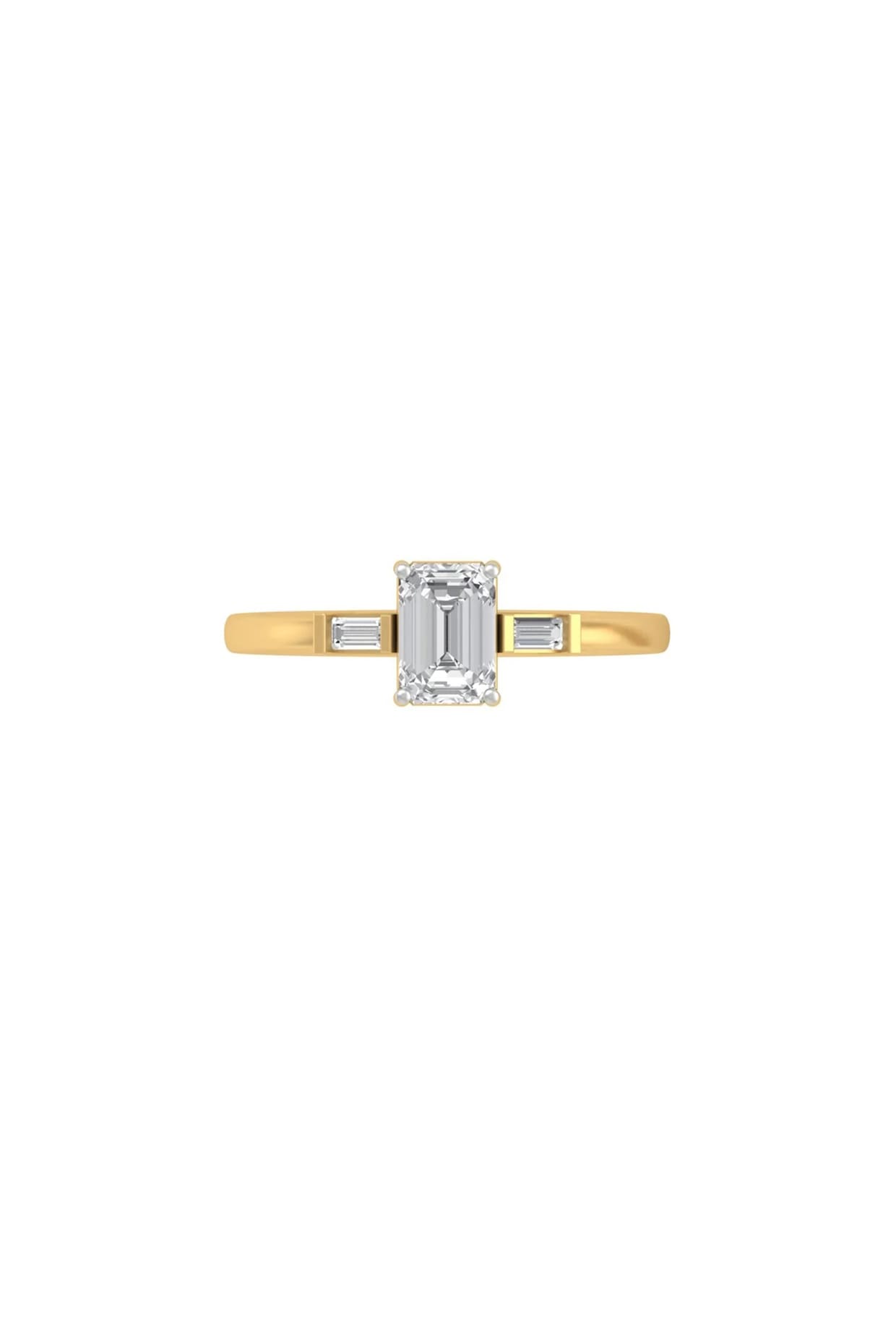 14Kt Yellow Gold Ring With Quix Lab Grown Diamonds