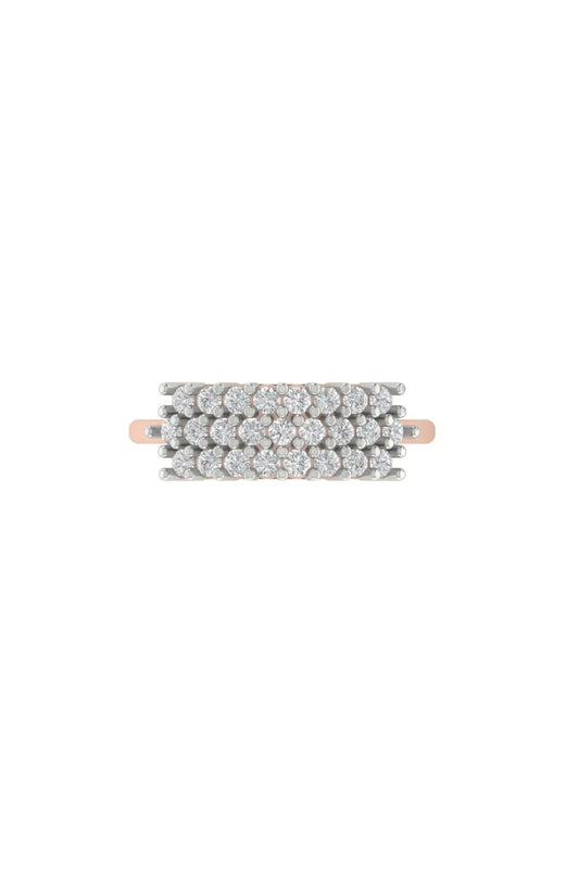 14Kt Rose Gold Ring With Nova Lab Grown Diamonds