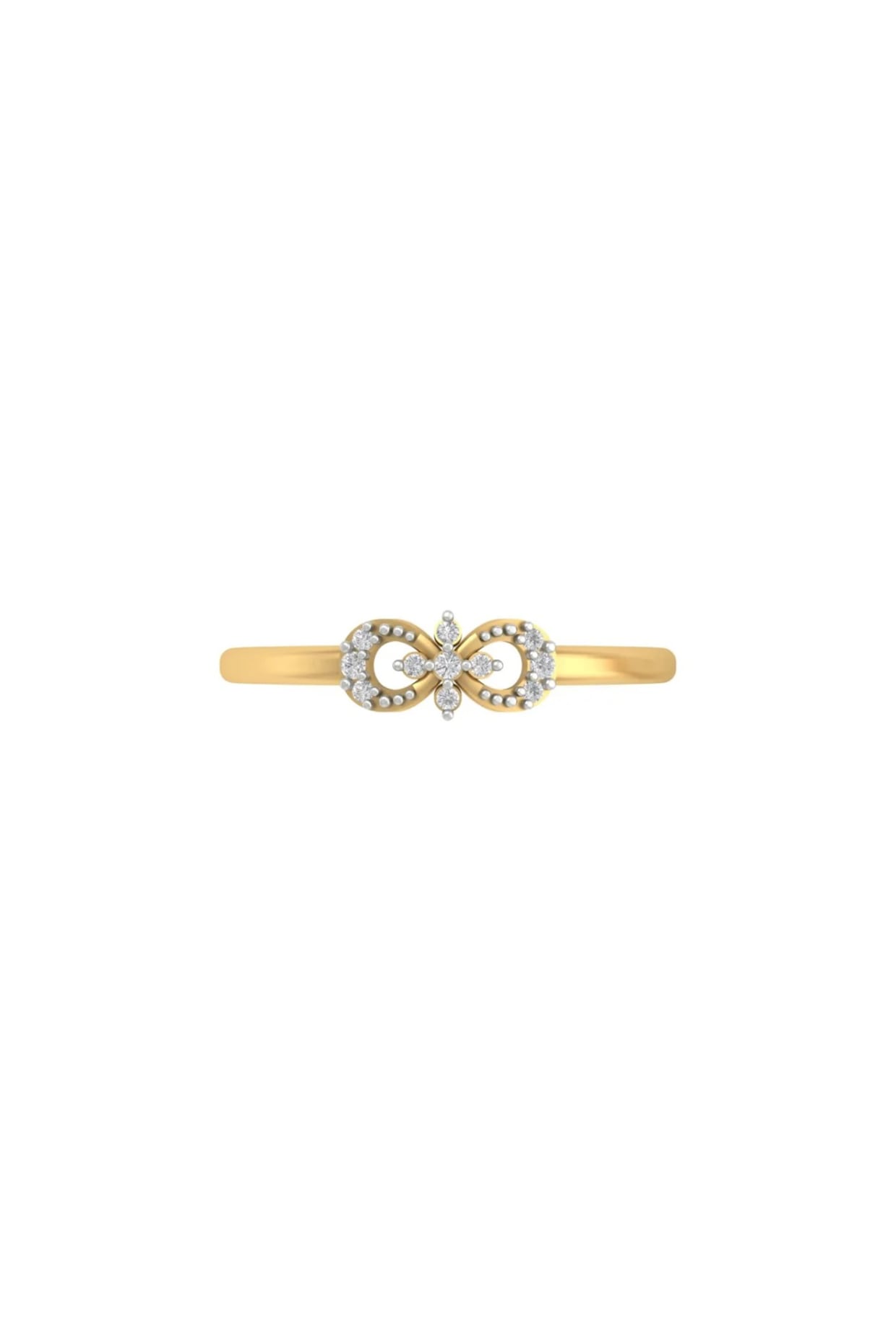 14Kt Yellow Gold Ring With Astral Lab Grown Diamonds