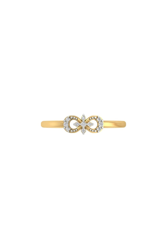 14Kt Yellow Gold Ring With Astral Lab Grown Diamonds