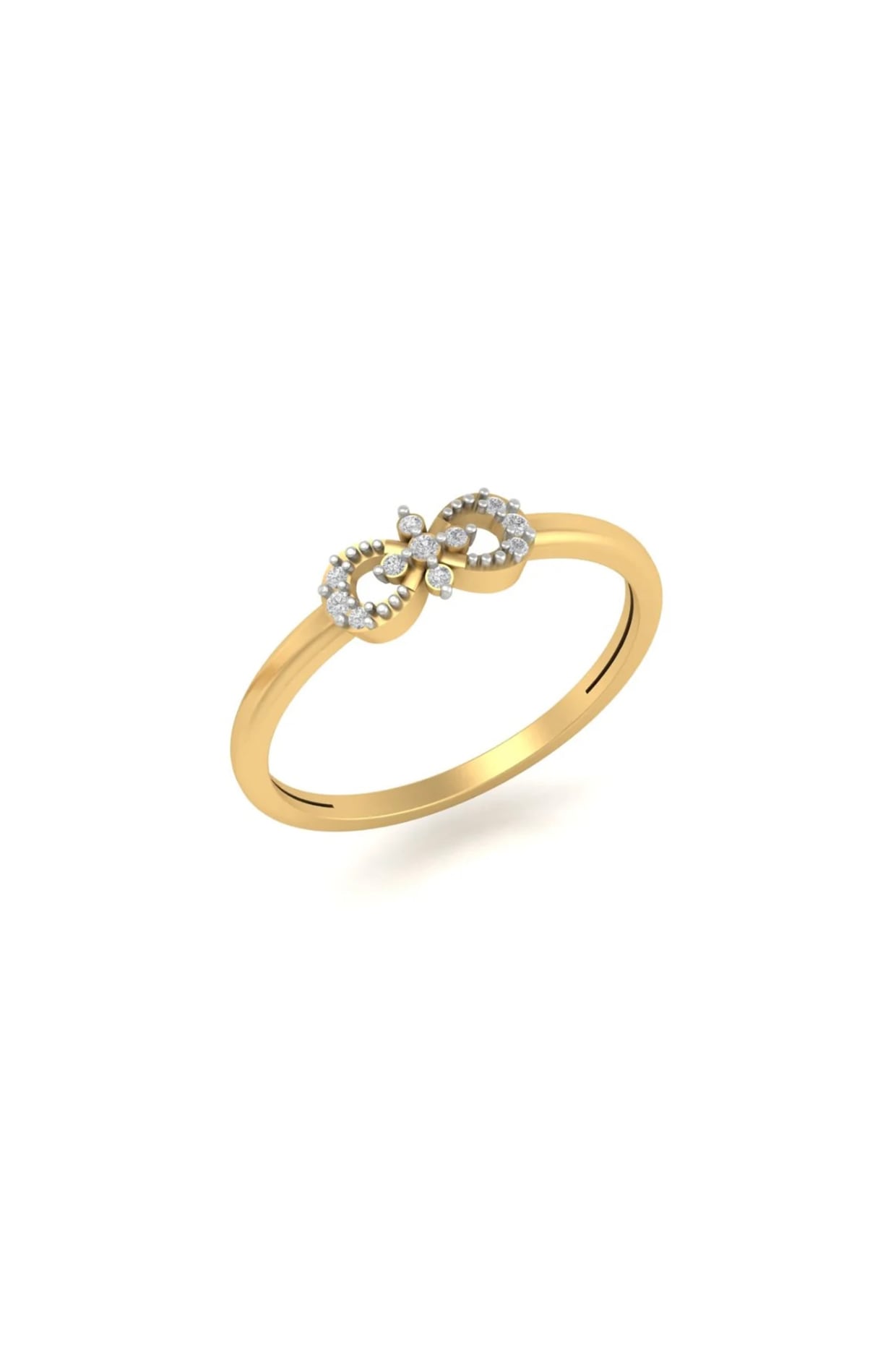 14Kt Yellow Gold Ring With Astral Lab Grown Diamonds