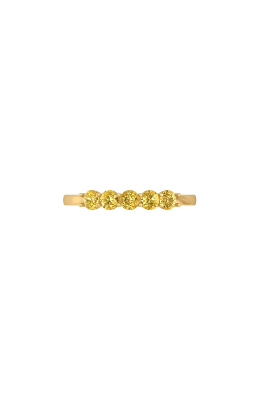 14Kt Yellow Gold Ring With Levita Lab Grown Diamonds