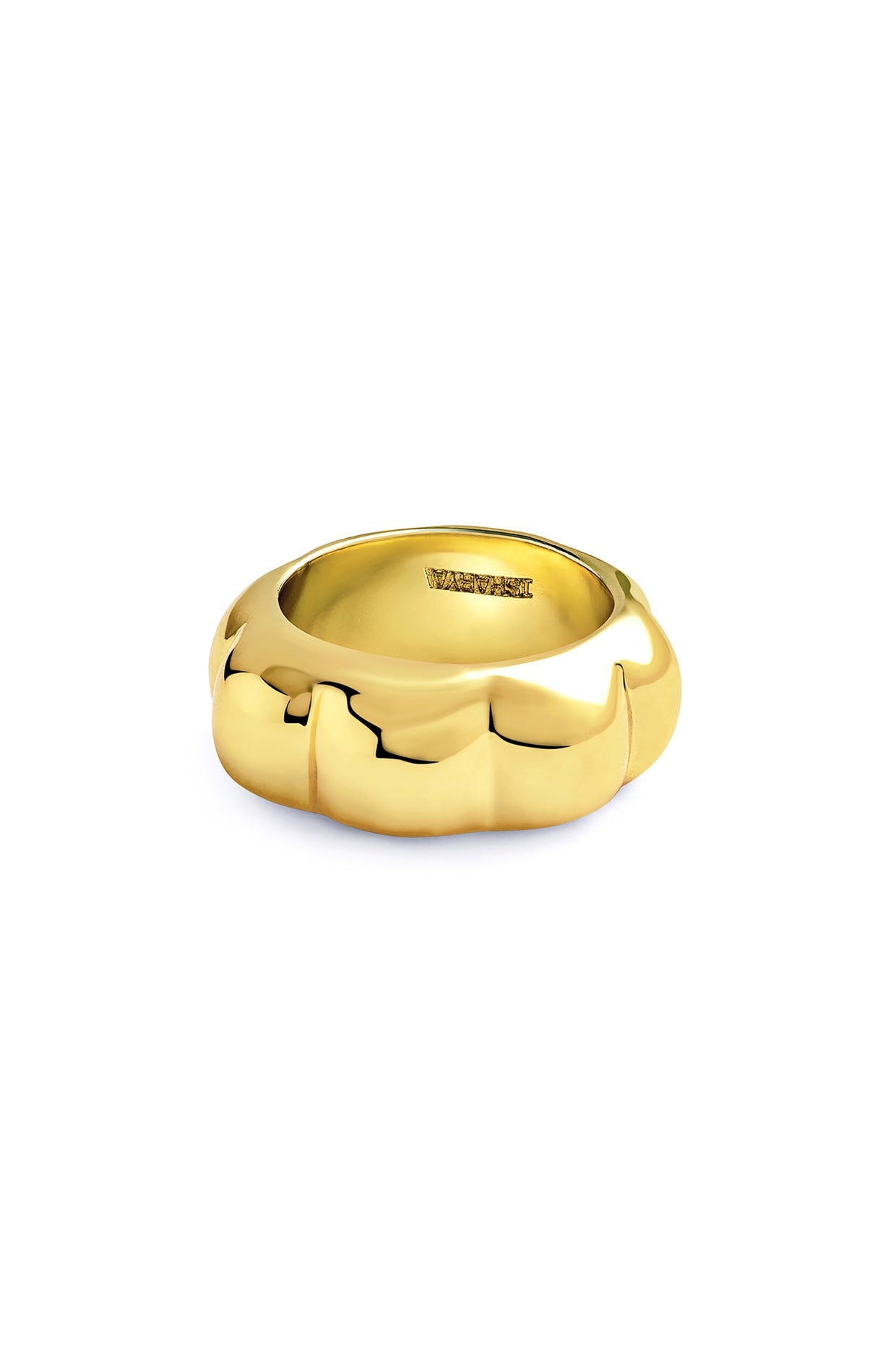 Gold Plated Melon Ring