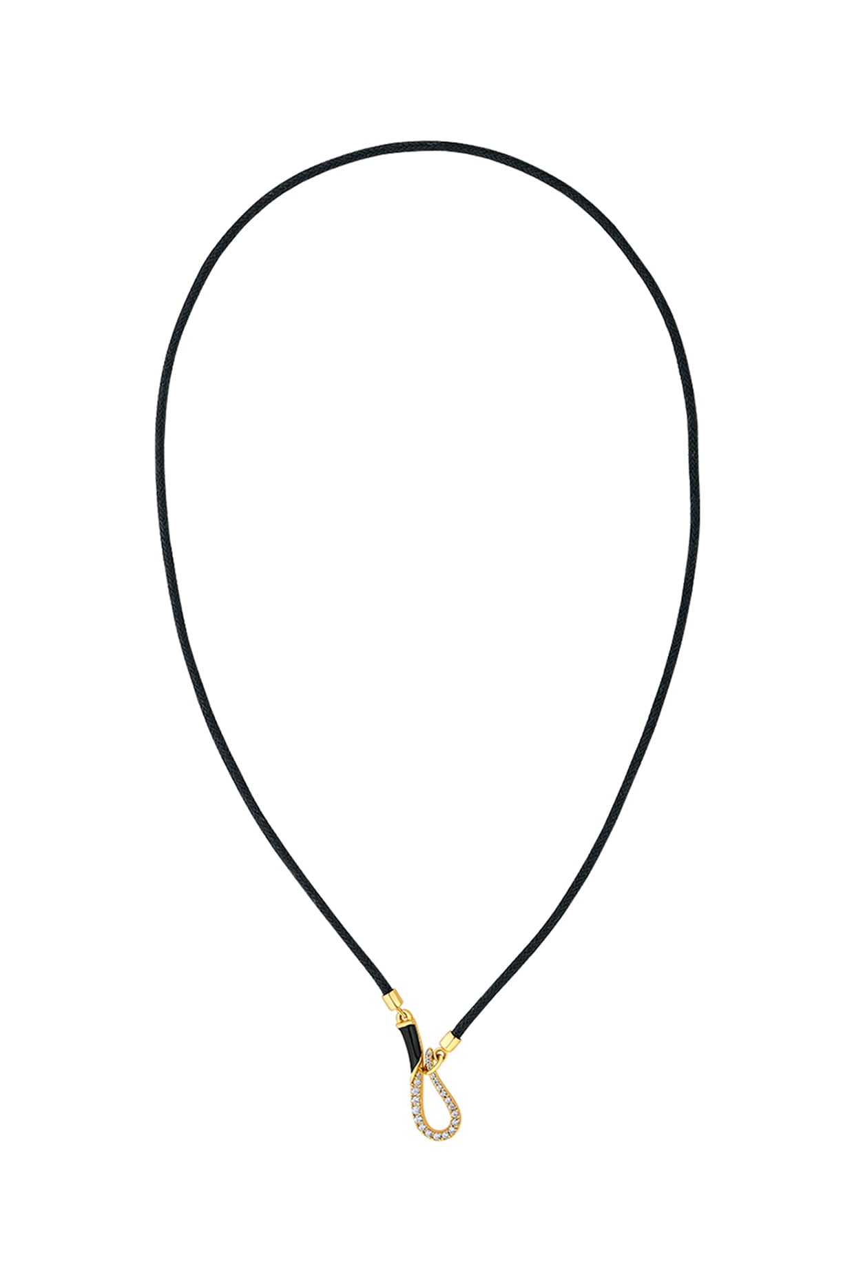 Gold Plated Gilded Hook Thread Necklace