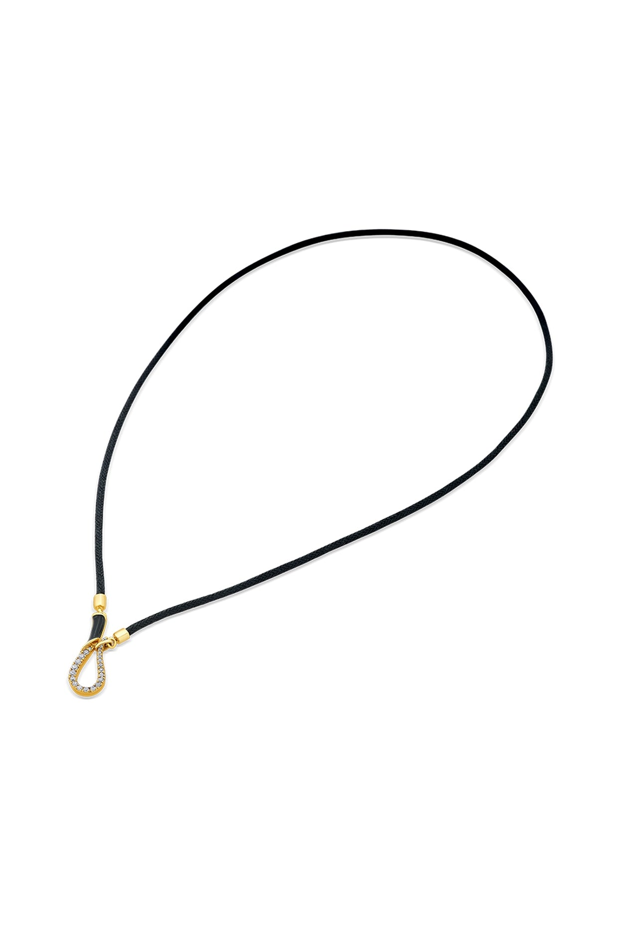 Gold Plated Gilded Hook Thread Necklace