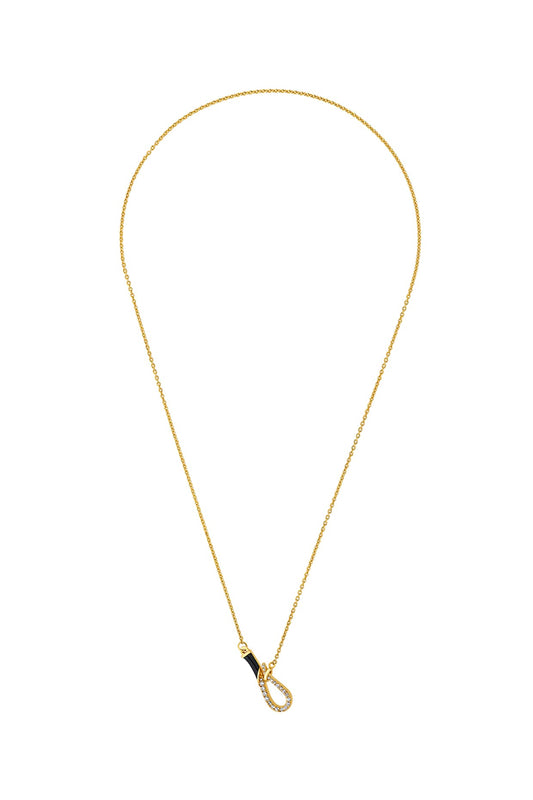 Gold Plated Gilded Hook Necklace