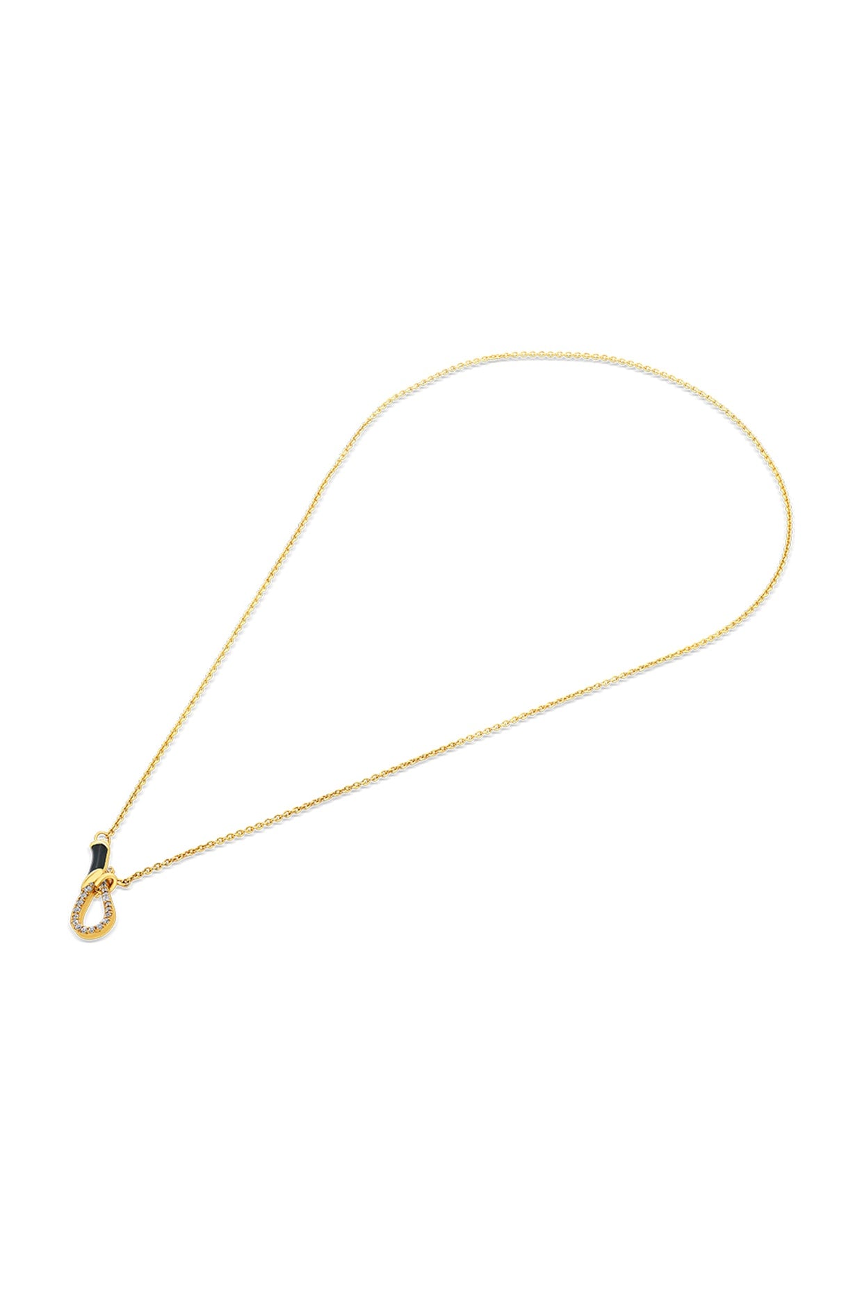 Gold Plated Gilded Hook Necklace