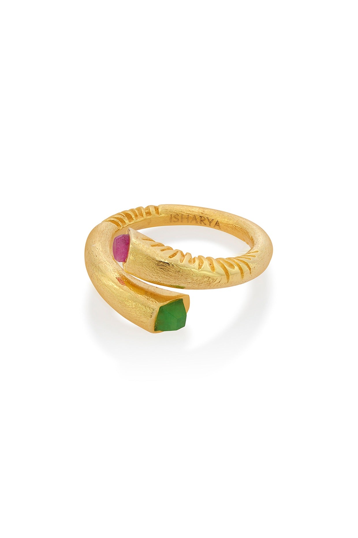 Gold Plated Marvel Jade Ring