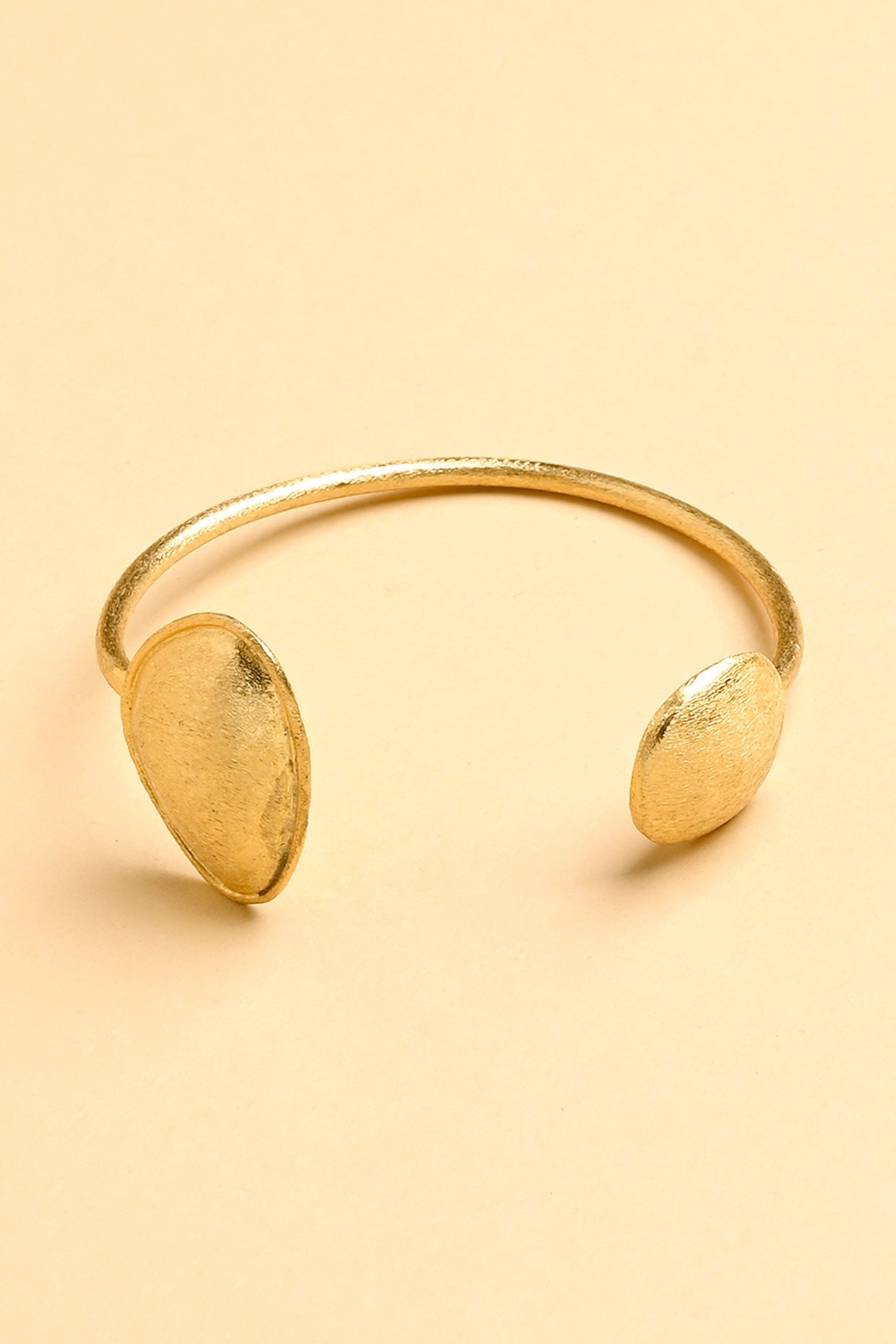 Gold Finish Brass Cuff