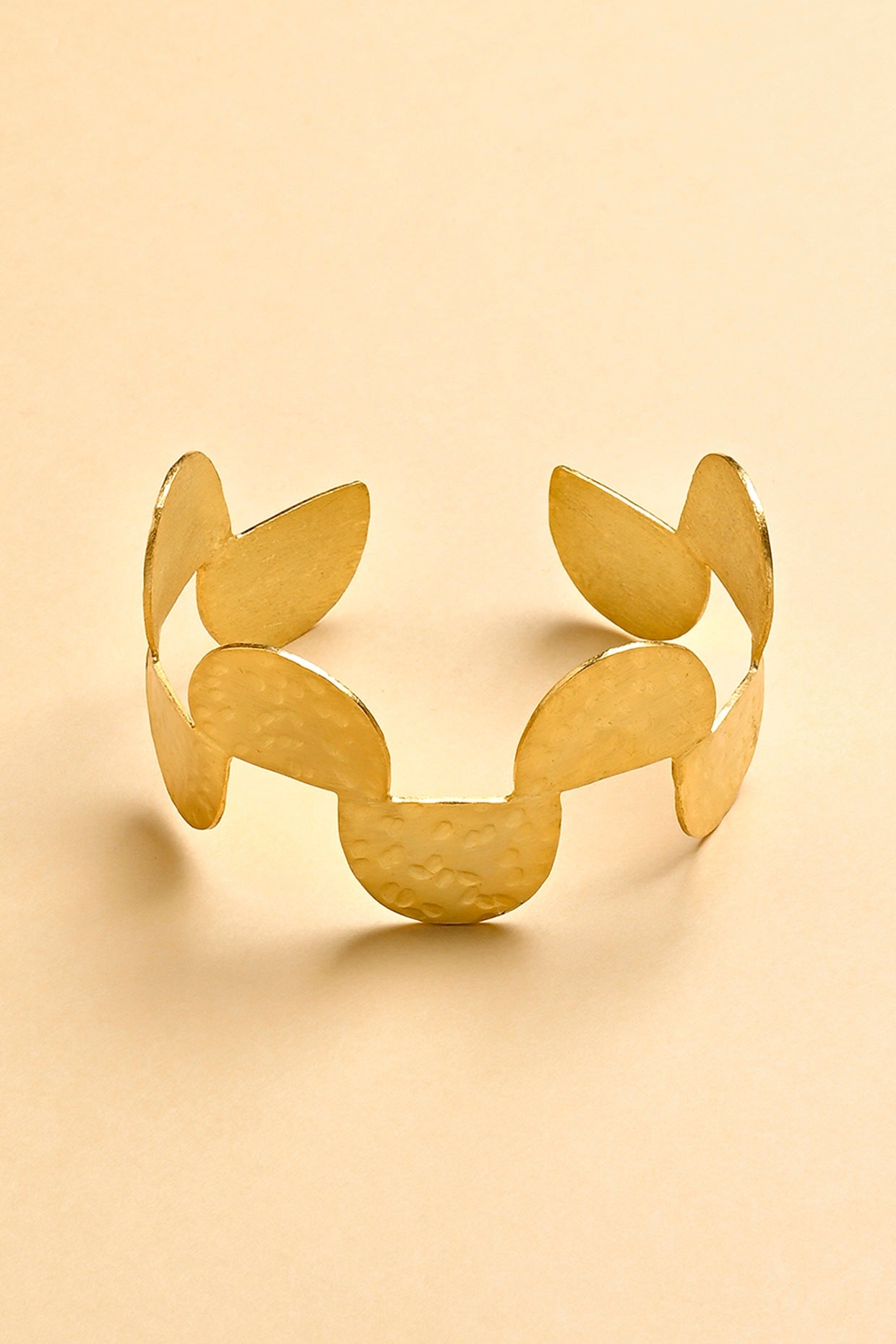 Gold Finish Brass Cuff