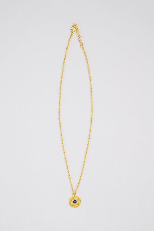 Gold Plated Enamelled Necklace