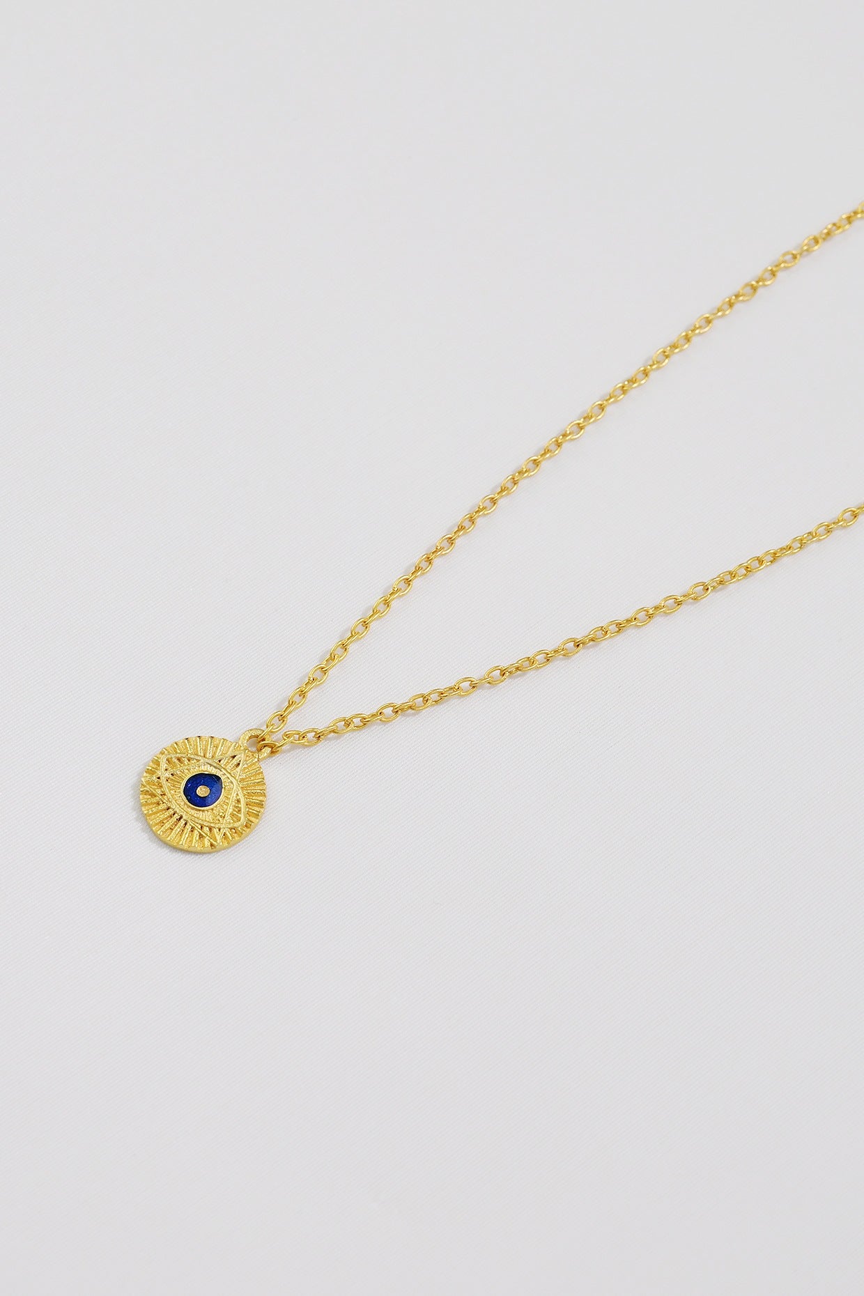 Gold Plated Enamelled Necklace