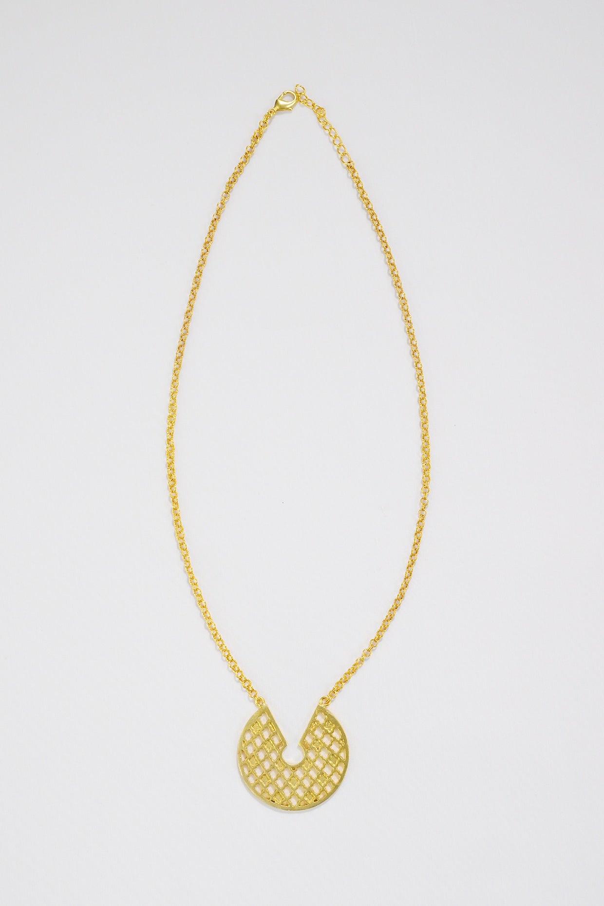 Gold Plated Jharoka Jaal Necklace