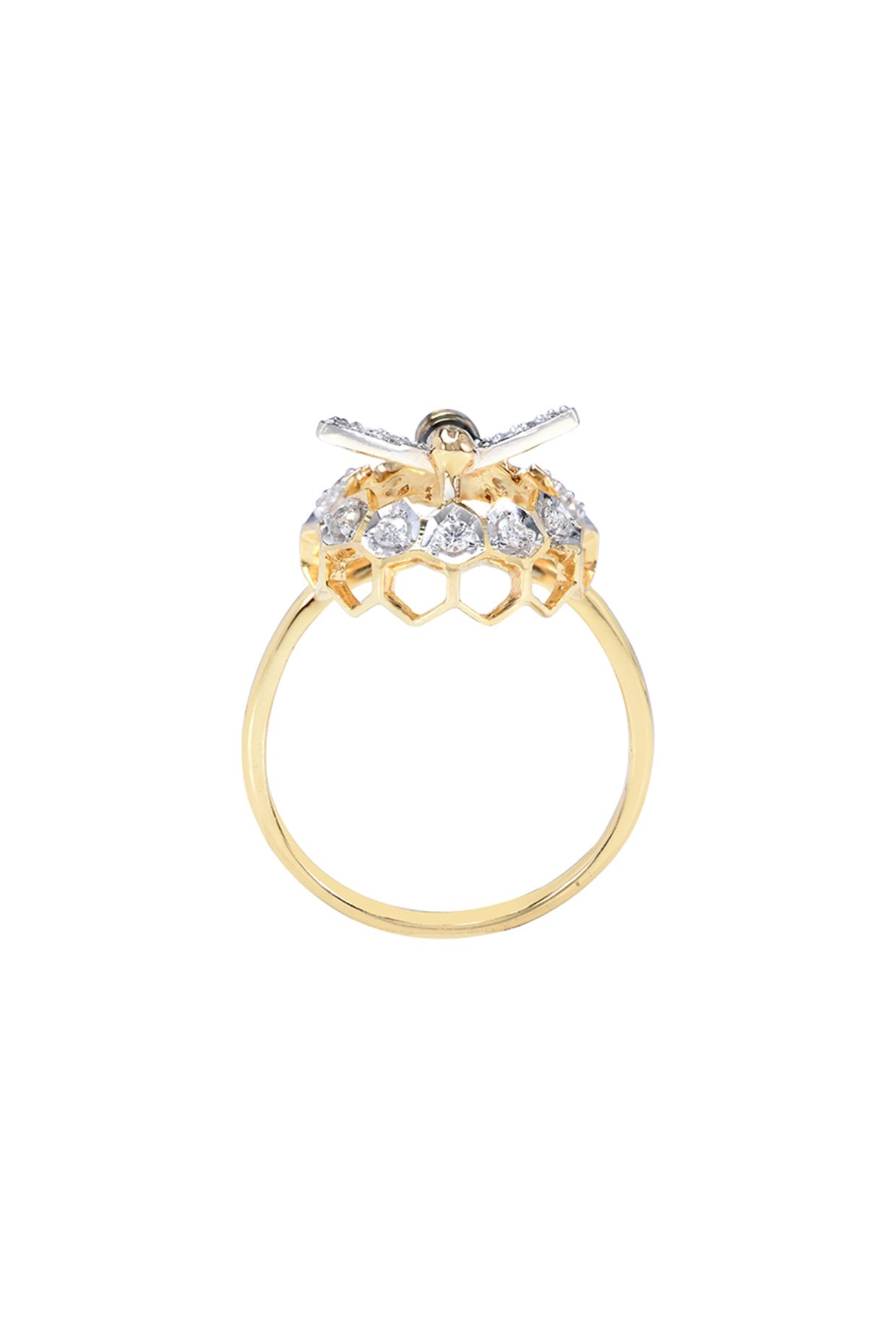 Two-Tone Finish Diamond Ring