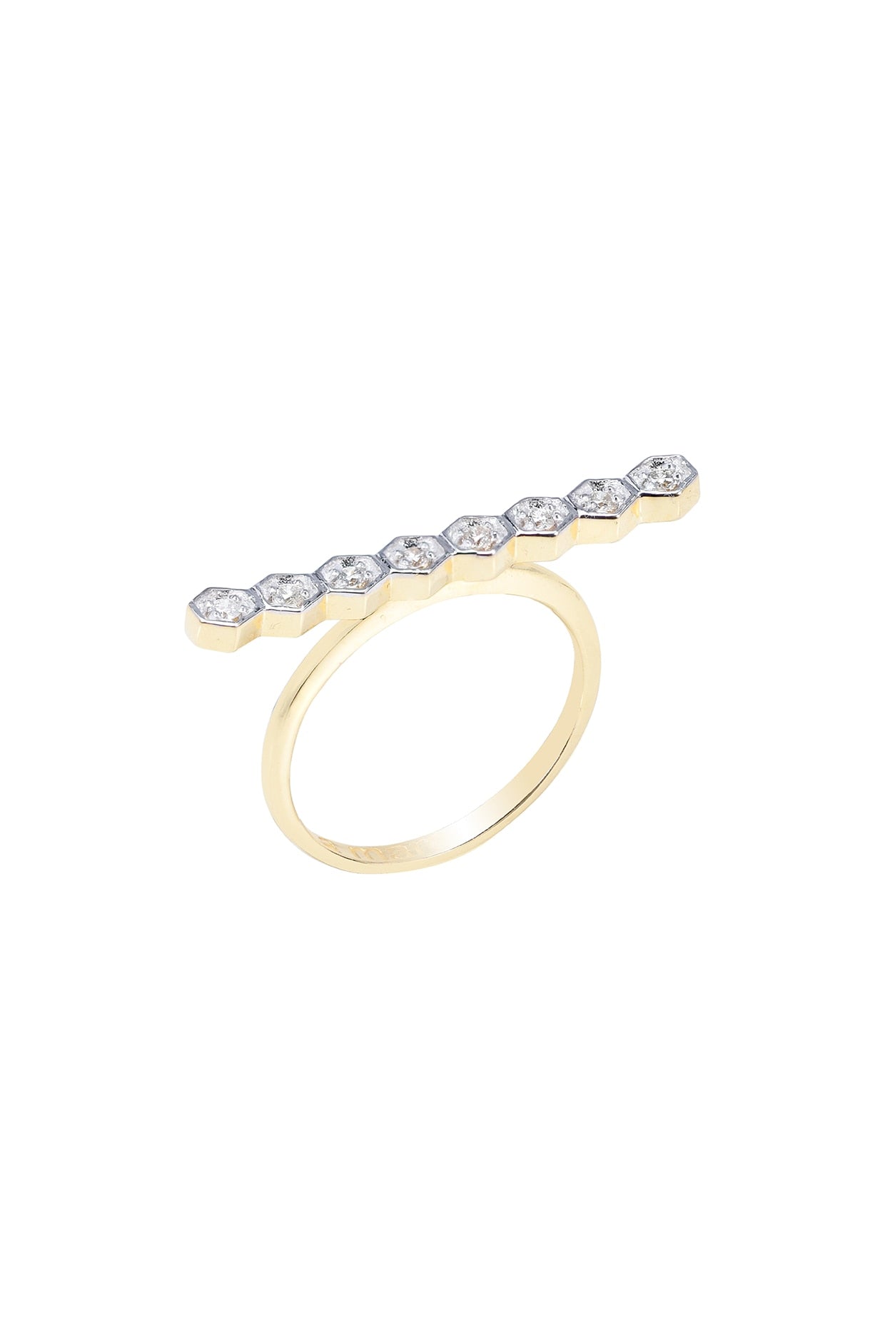 Two-Tone Finish Diamond Ring