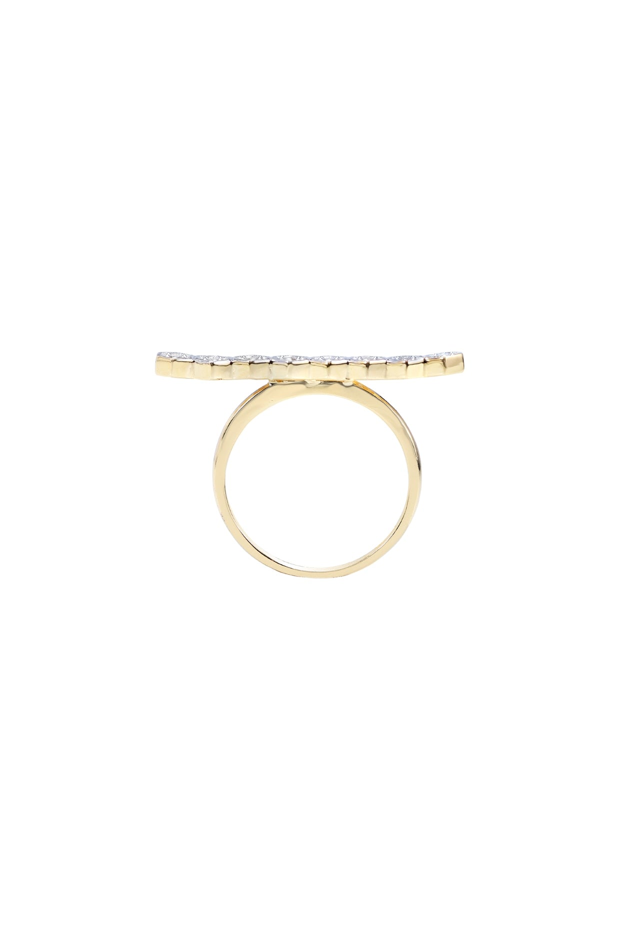 Two-Tone Finish Diamond Ring