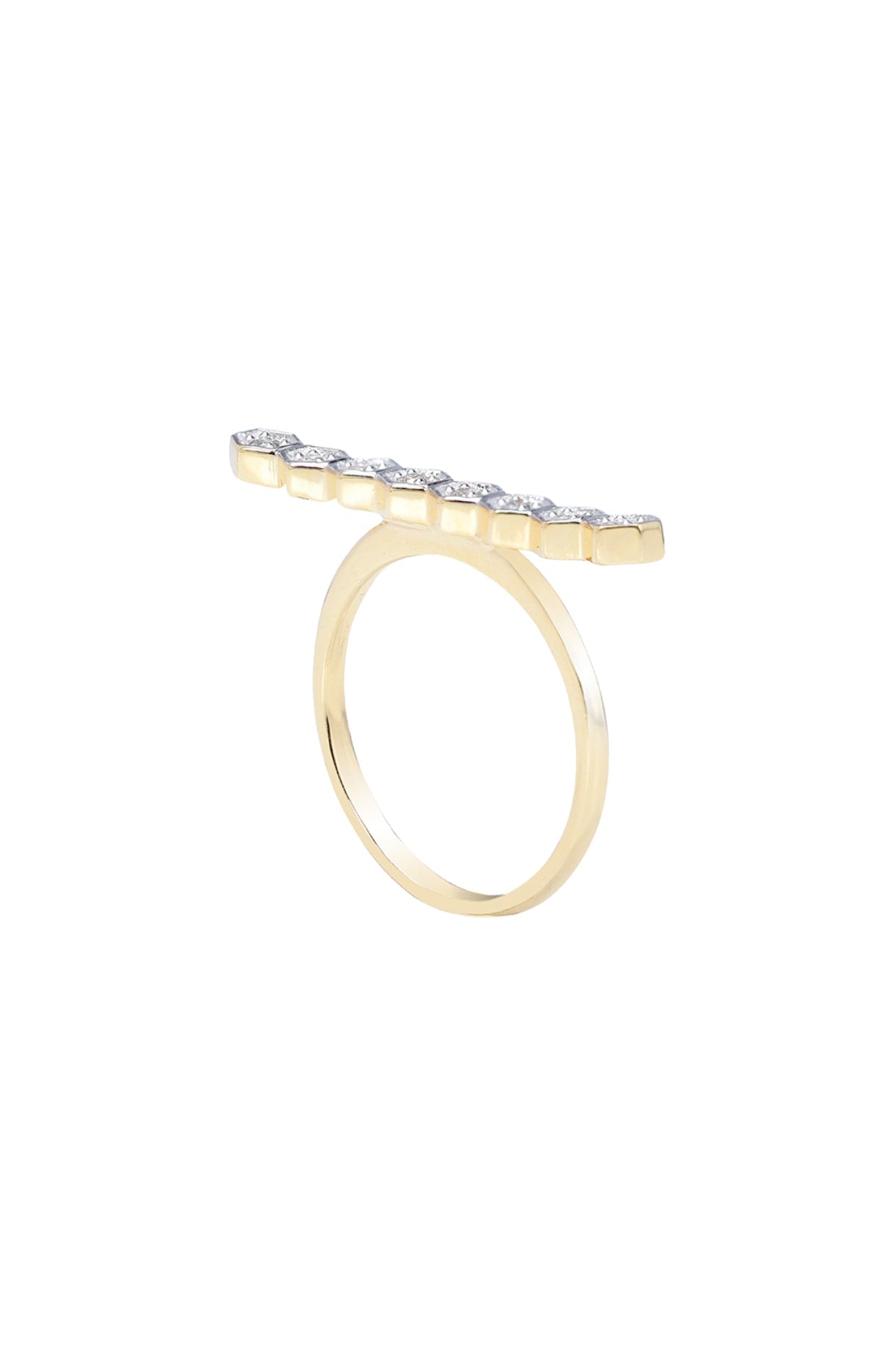 Two-Tone Finish Diamond Ring