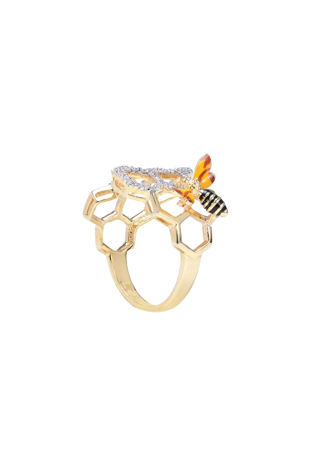 Two-Tone Finish Diamond Ring