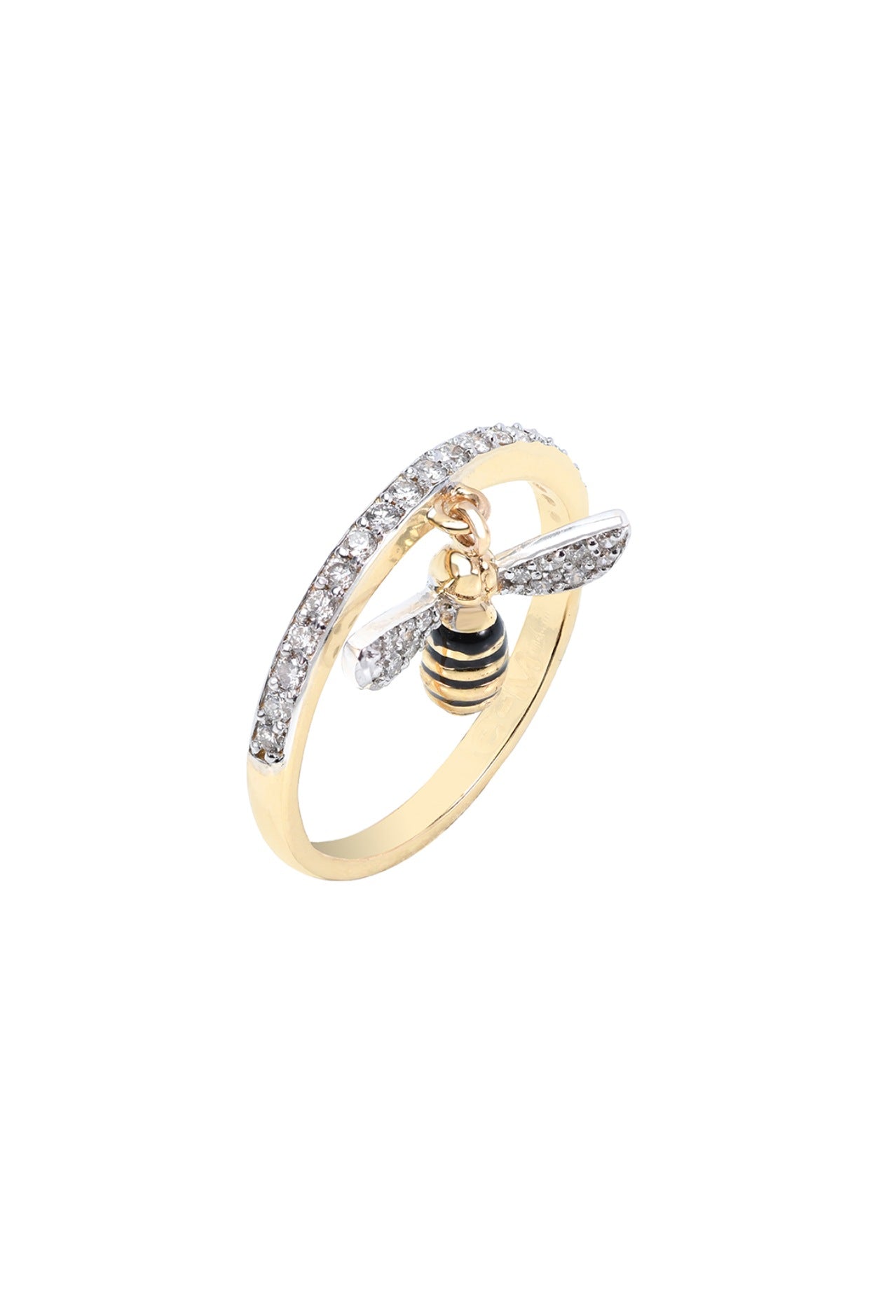 Two-Tone Finish Diamond Ring