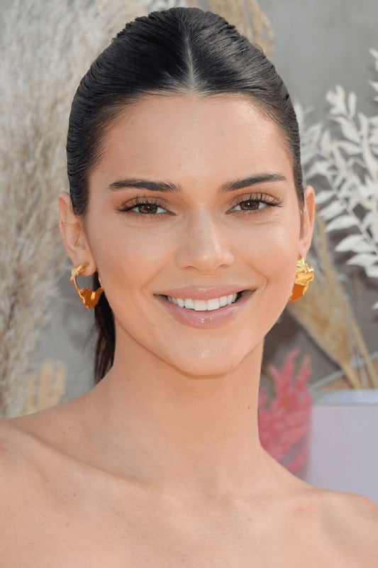Gold Plated Mini Flow Hoop Earrings