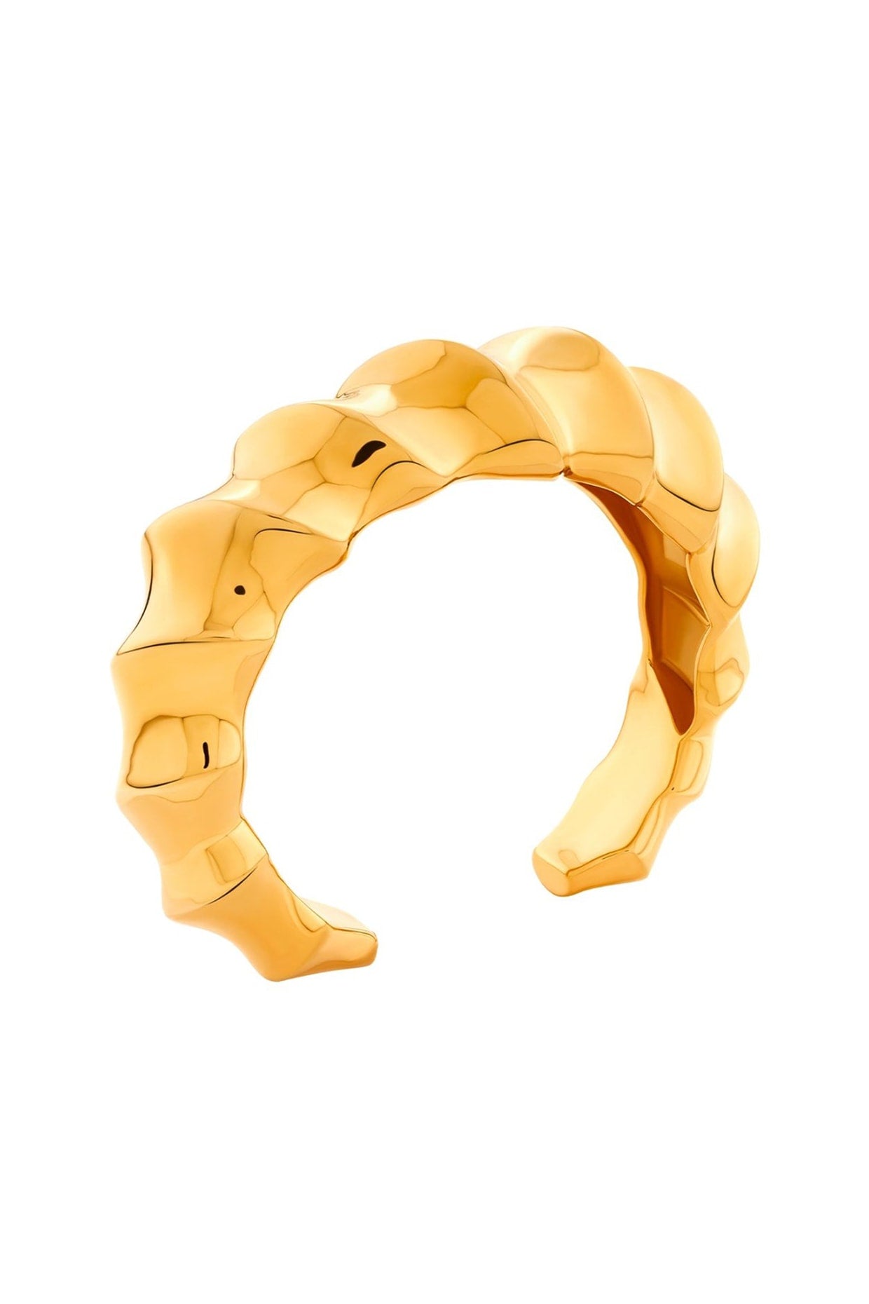 Gold Plated Faun Cuff