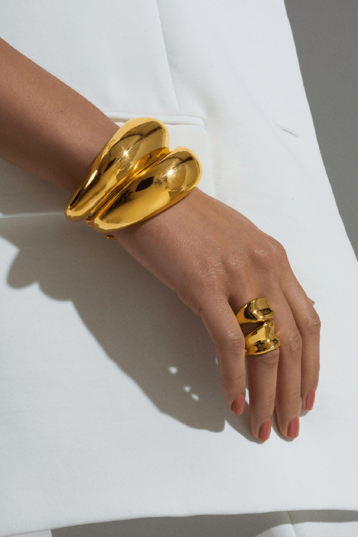 Gold Plated Handcrafted Cuff