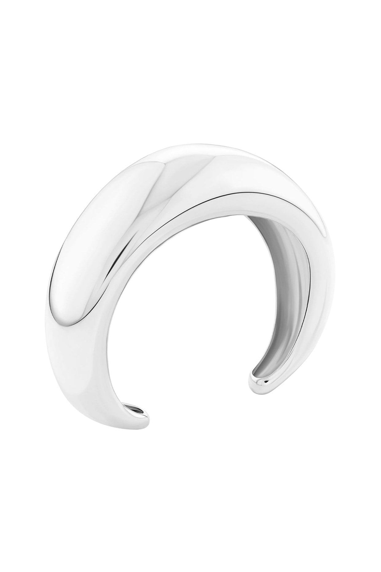 Silver Finish Handcrafted Cuff