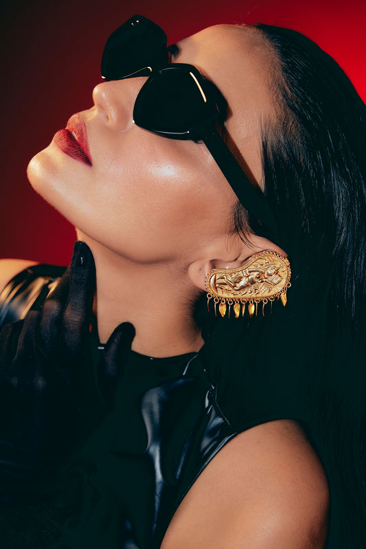 Gold Finish Kaveri Earcuffs