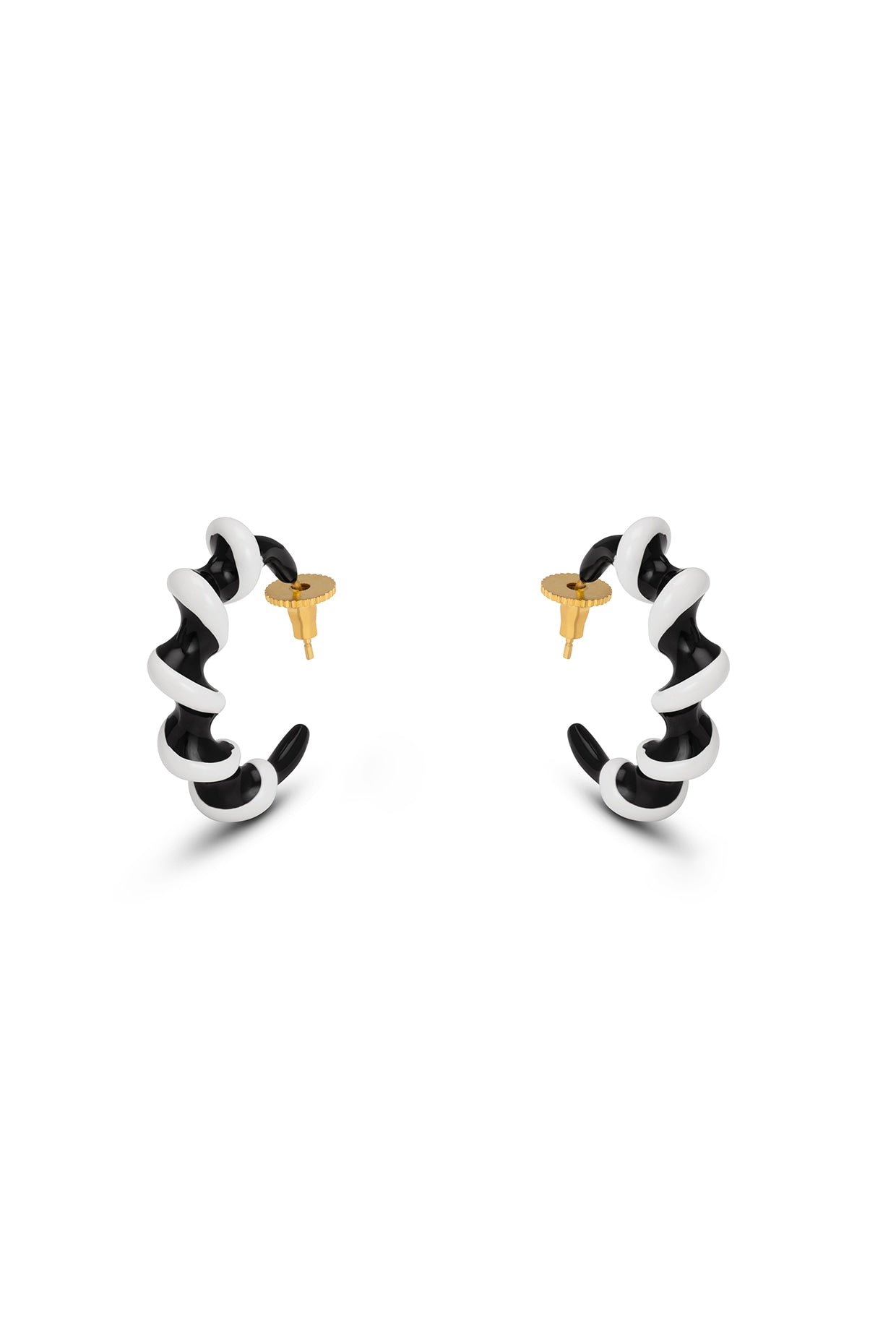 Gold Plated Handcrafted Hoop Earrings