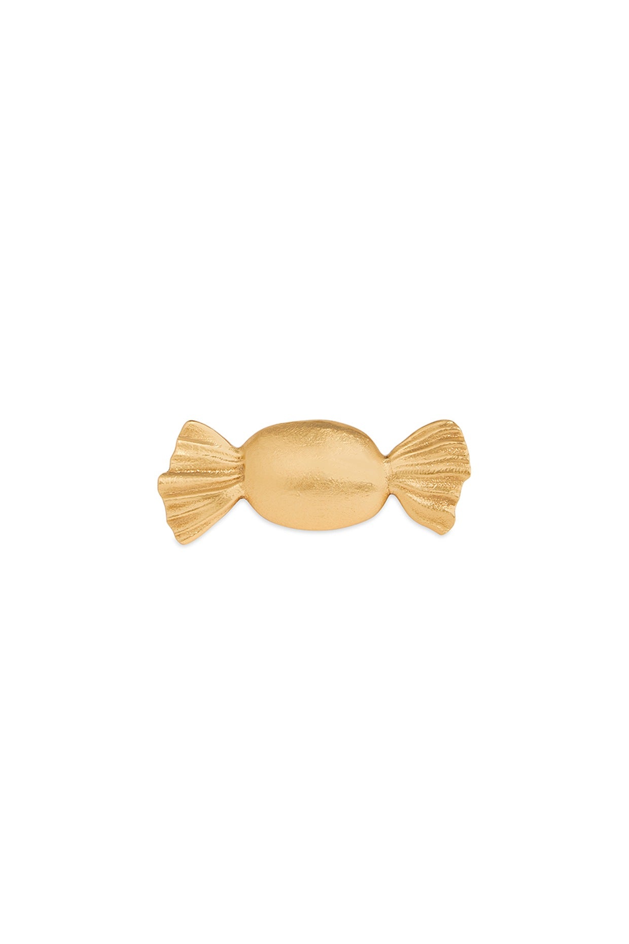 Gold Finish Adjustable Toffee Ring