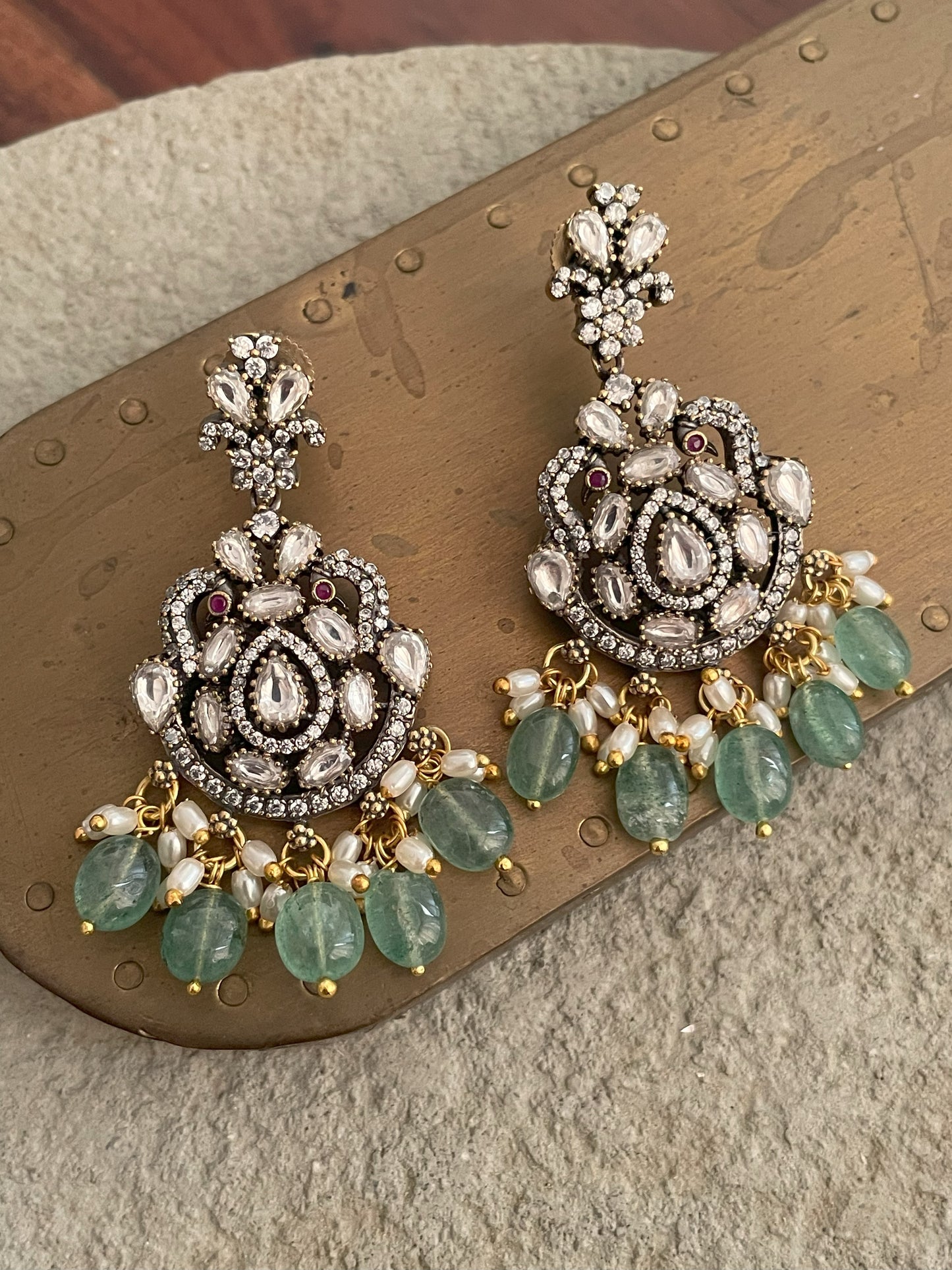 Antique Regal Jadau Polki Necklace Sets