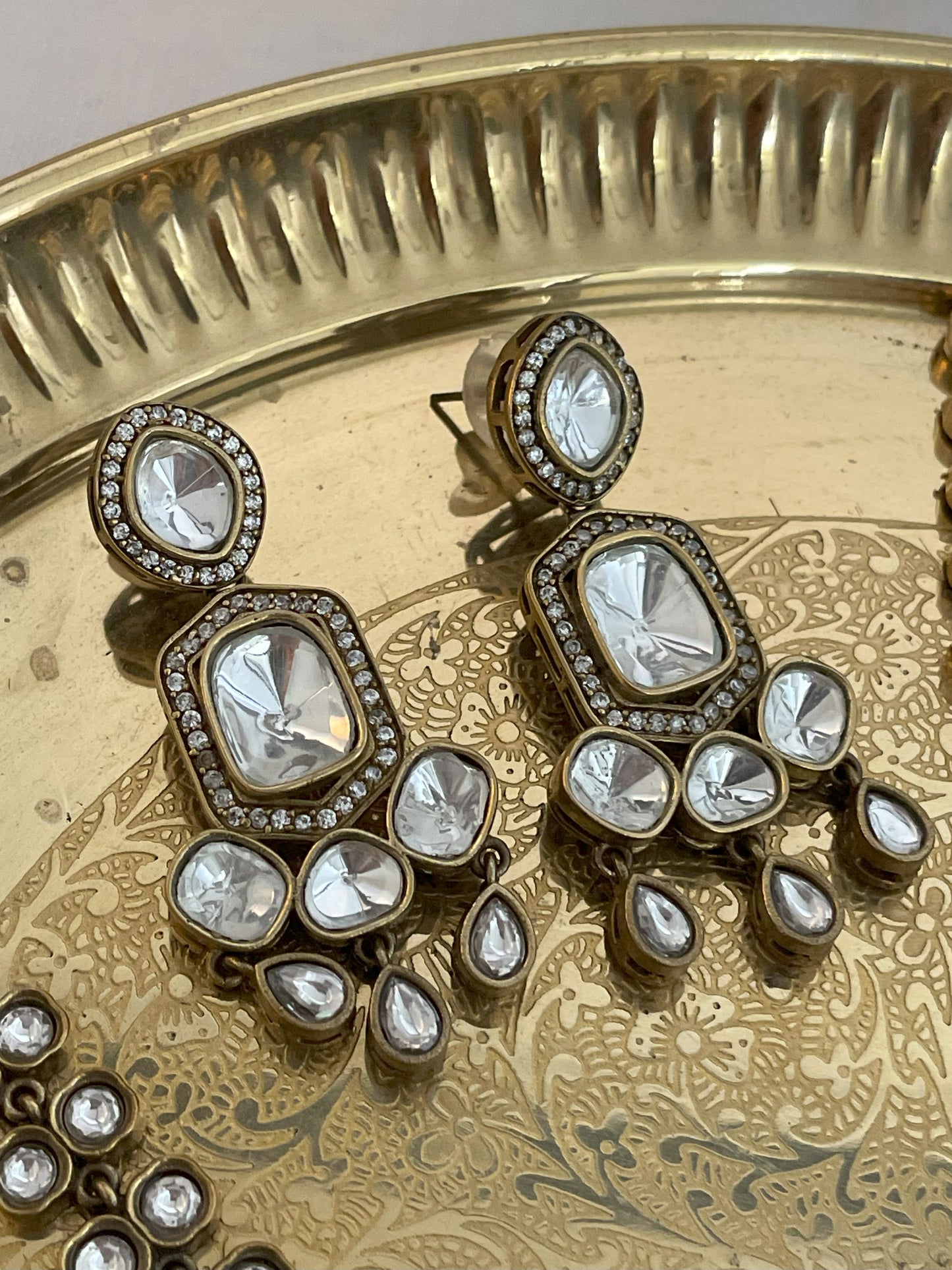 Antique Polki Necklace Sets