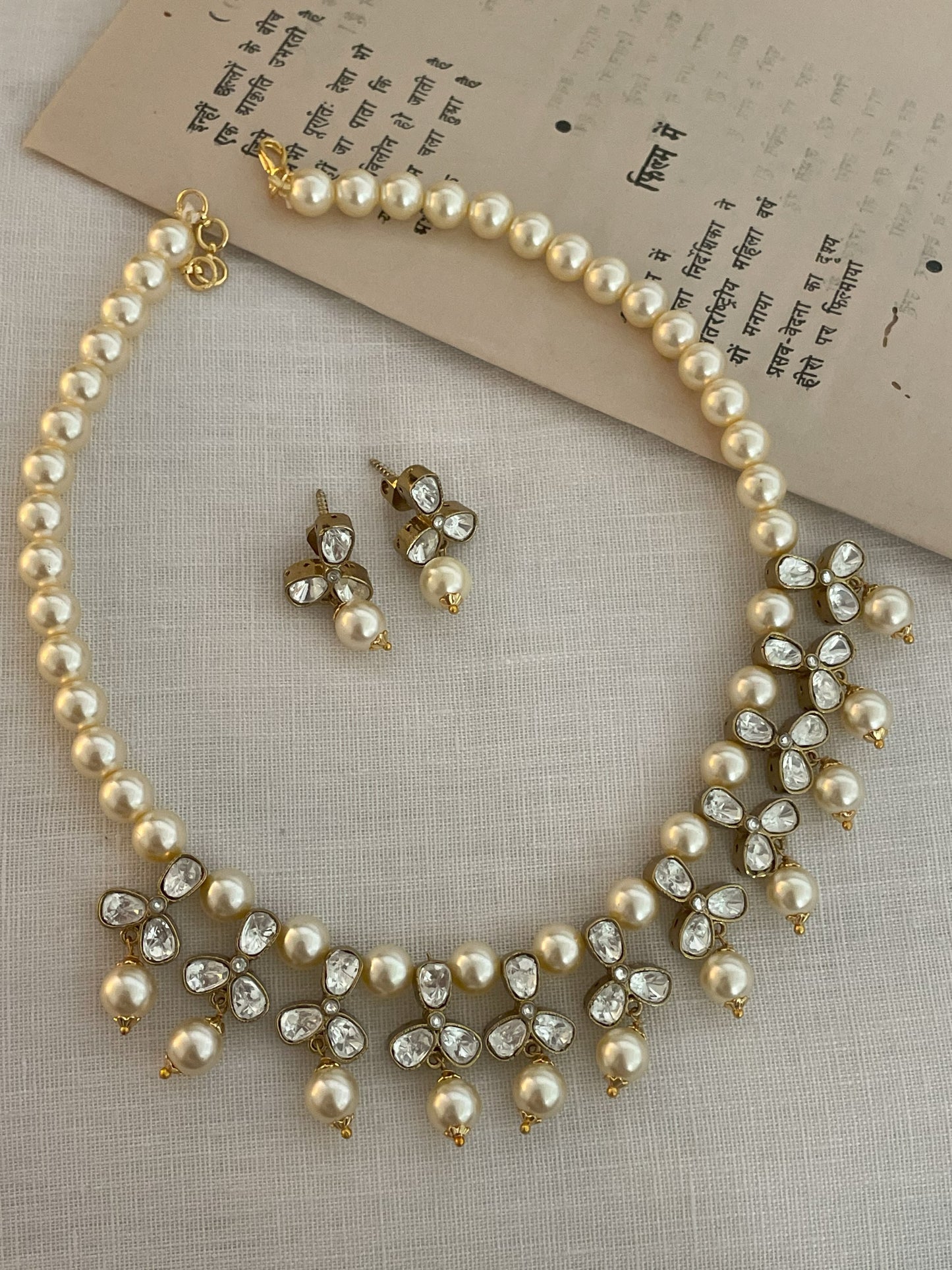 Pearl & Polki Classic Necklace