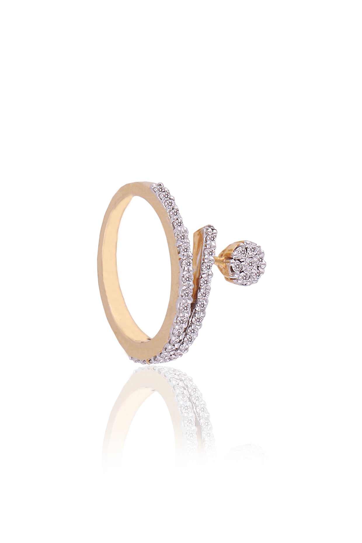 Gold Plated Diamond Ring