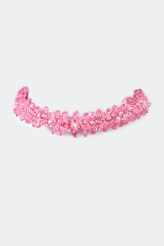 Pink Xillion Swarovski Crystal Choker Necklace