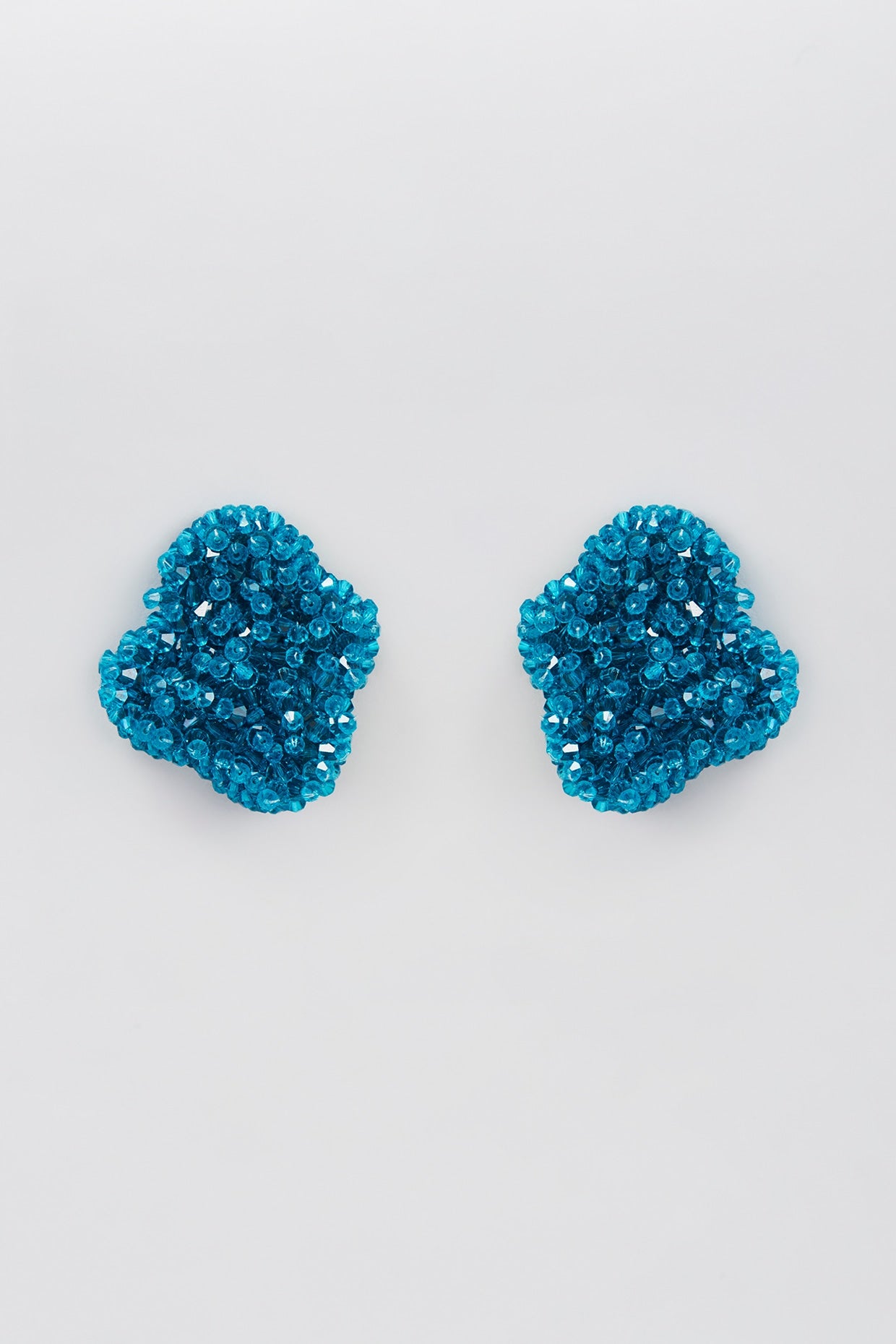 Turquoise Swarovski Xilion Crystal Stud Earrings