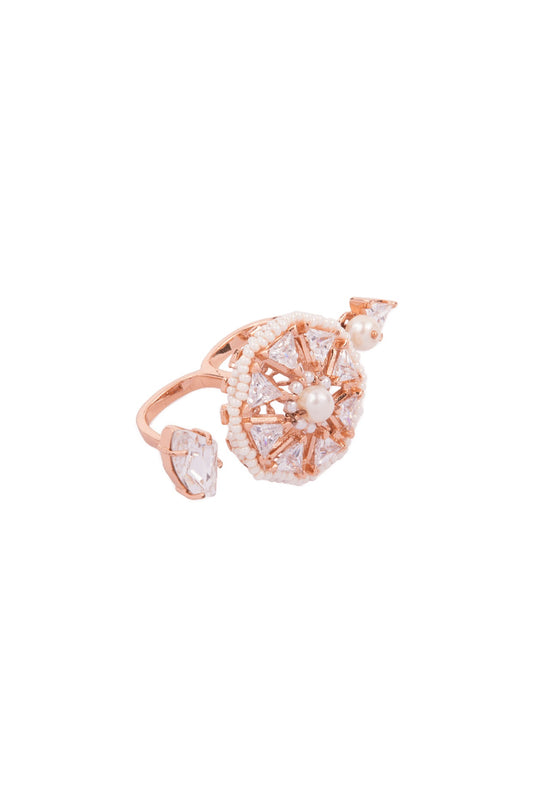 Rose Gold Plated Handcrafted Ring