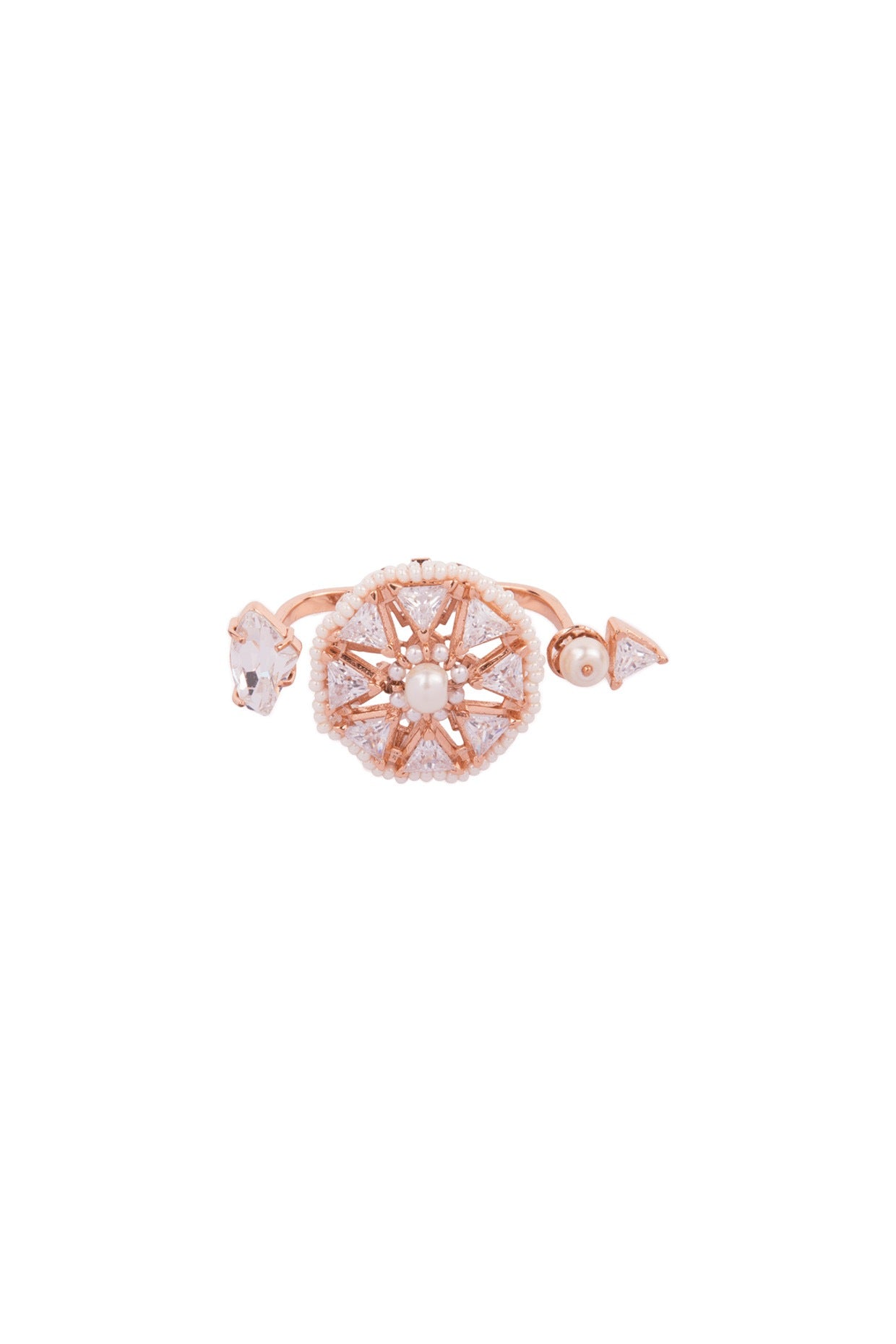 Rose Gold Plated Handcrafted Ring