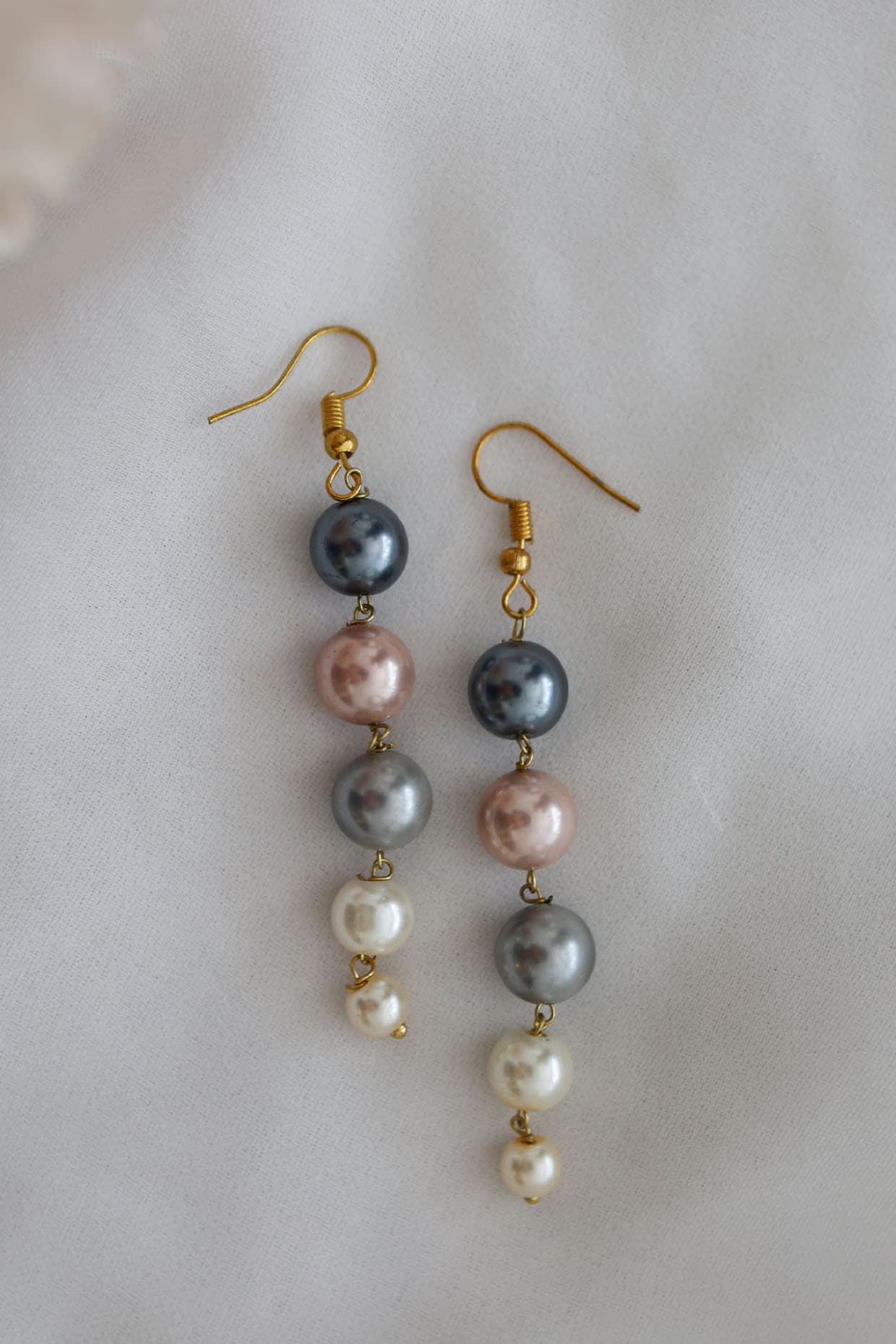 Gold Plated Pearl Earrings