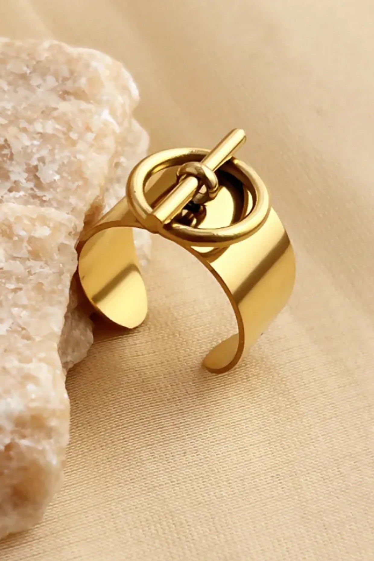 Gold Plated Chunky Knot Ring