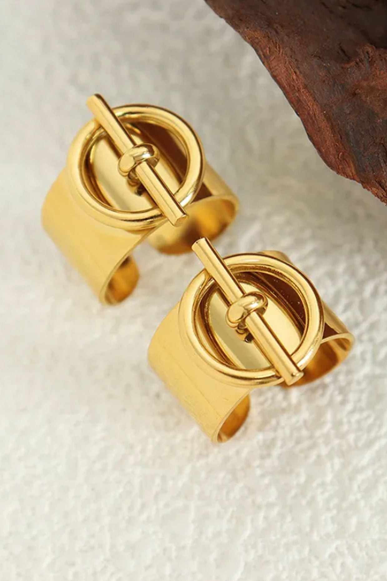 Gold Plated Chunky Knot Ring