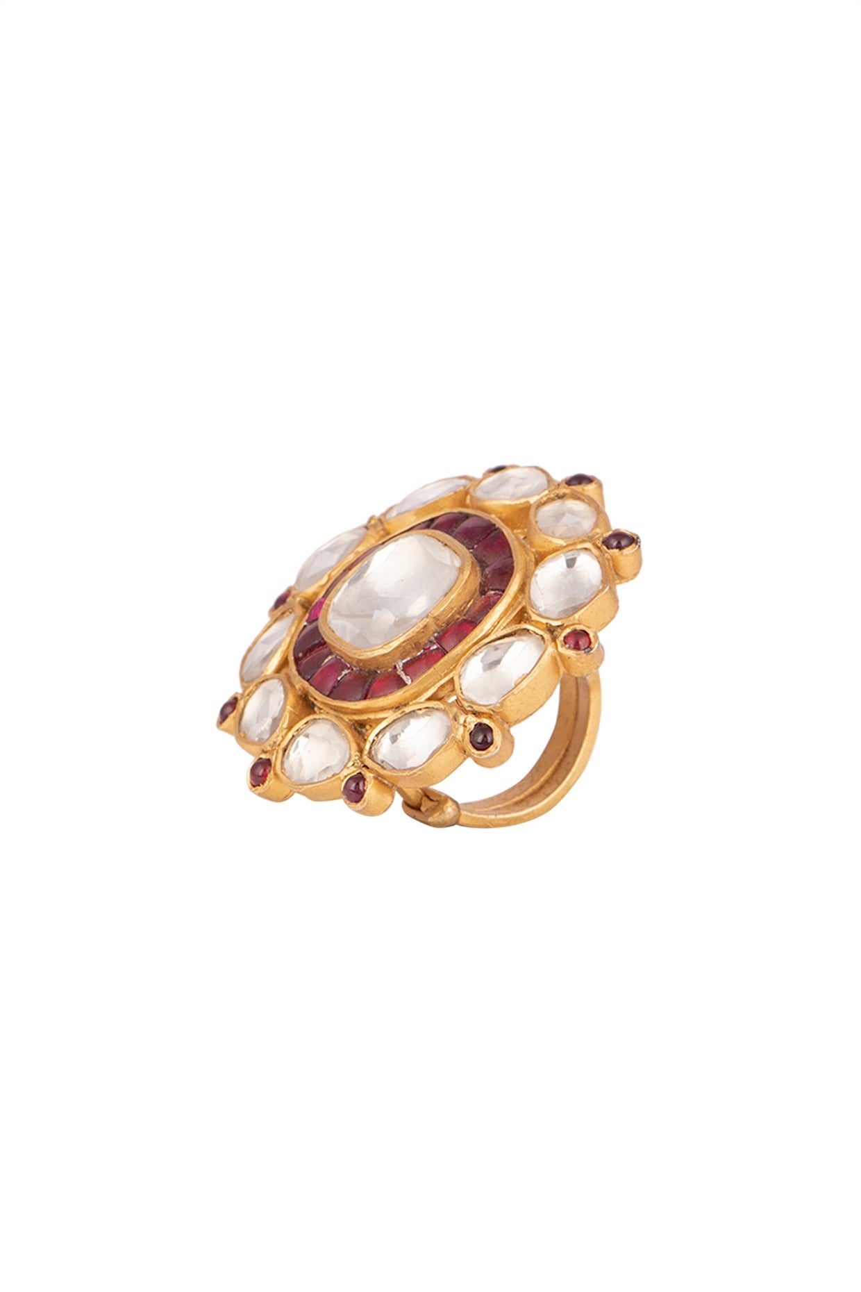 Gold Plated Onyx Ring