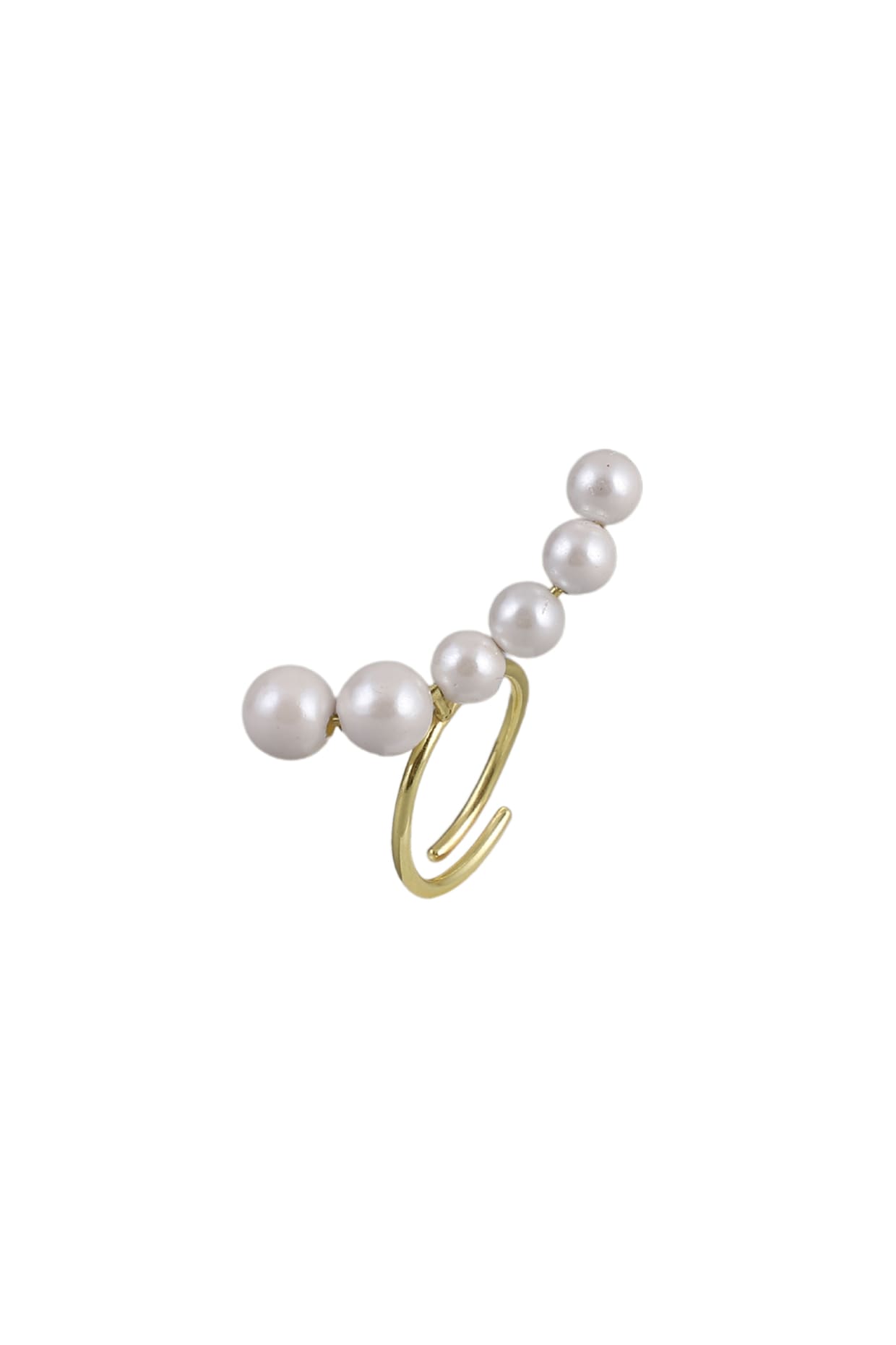 Gold Plated Pearl Ring