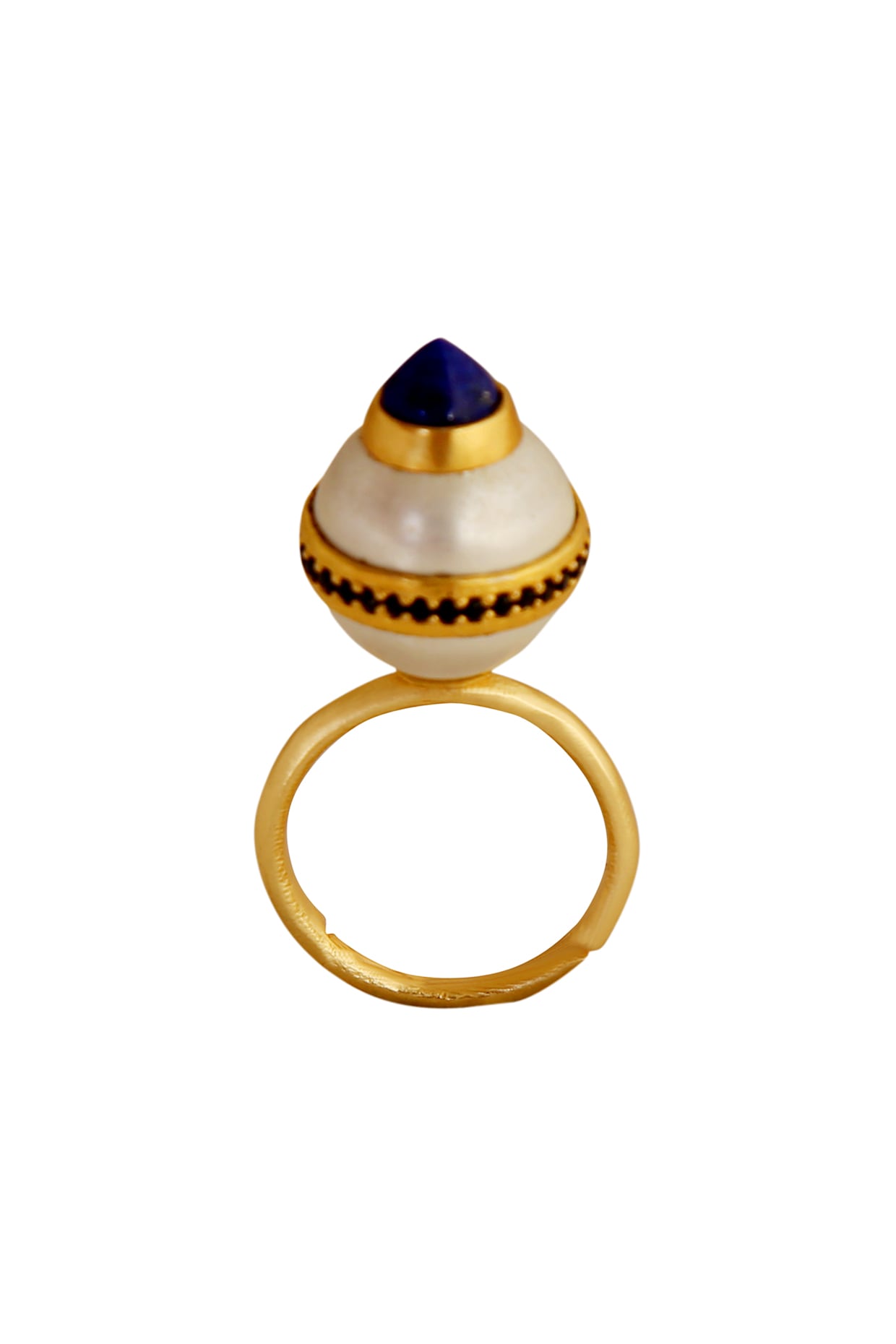 Gold Plated Pearl Ring