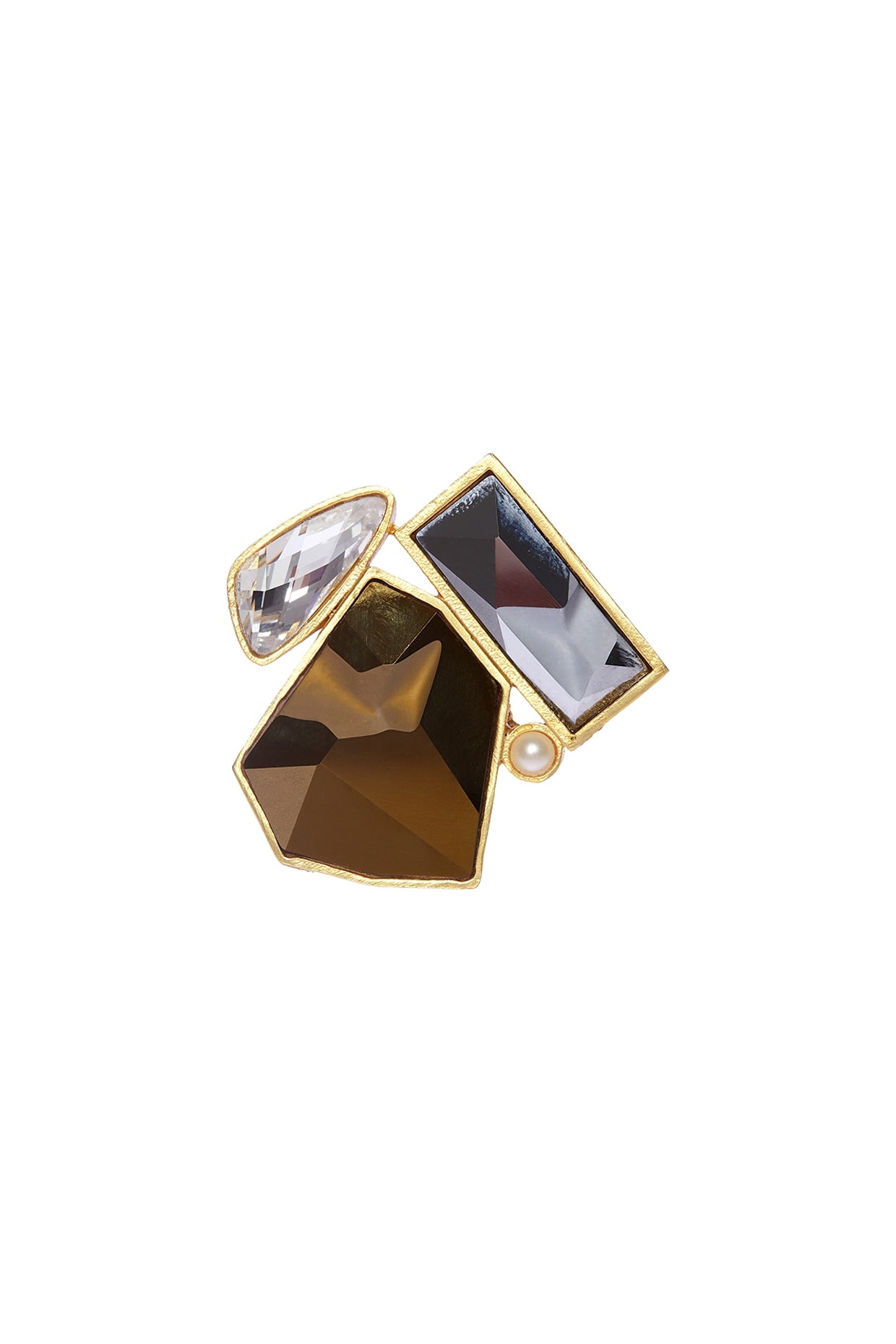 Gold Plated Swarovski Ring